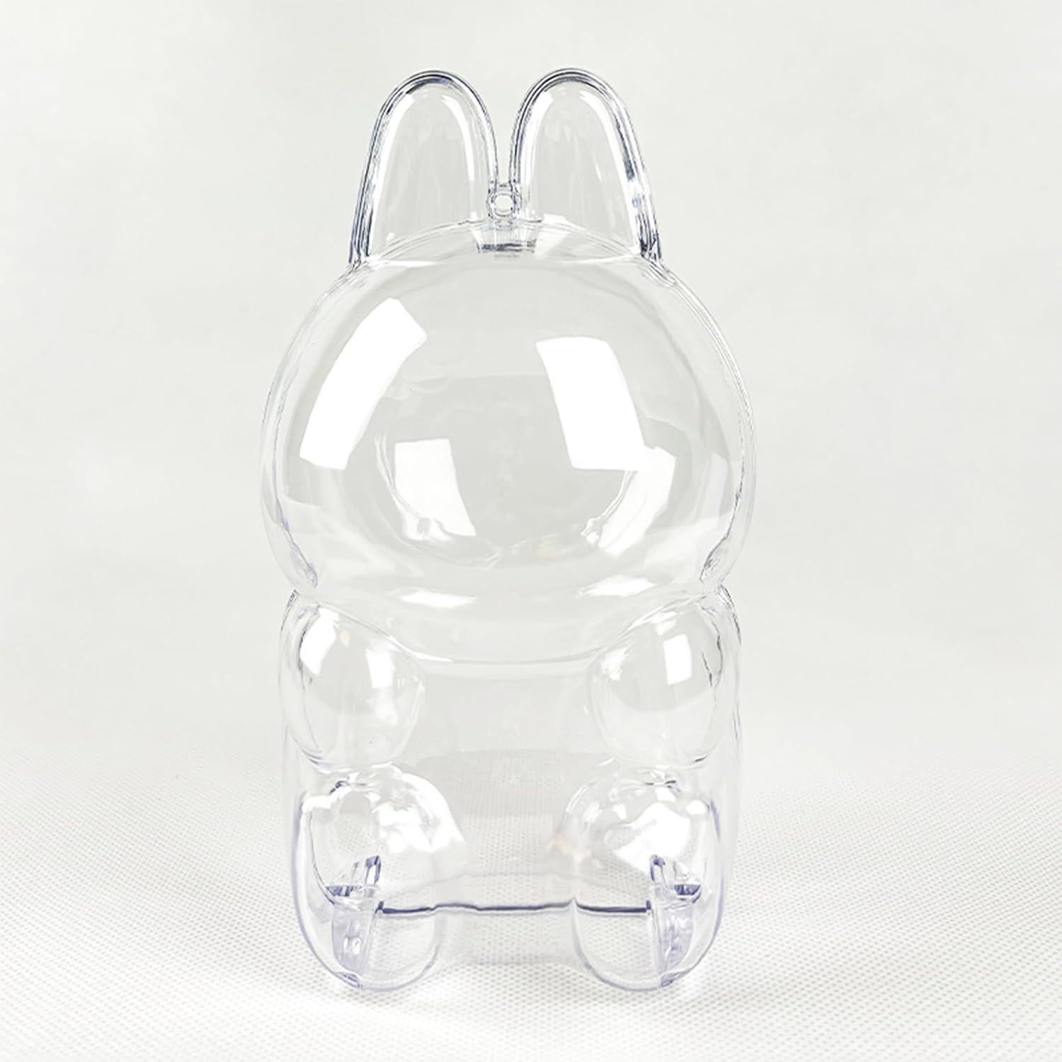 Funda Protectora LABUBU para Coleccionables - Policarbonato 8x7.5x15.2cm