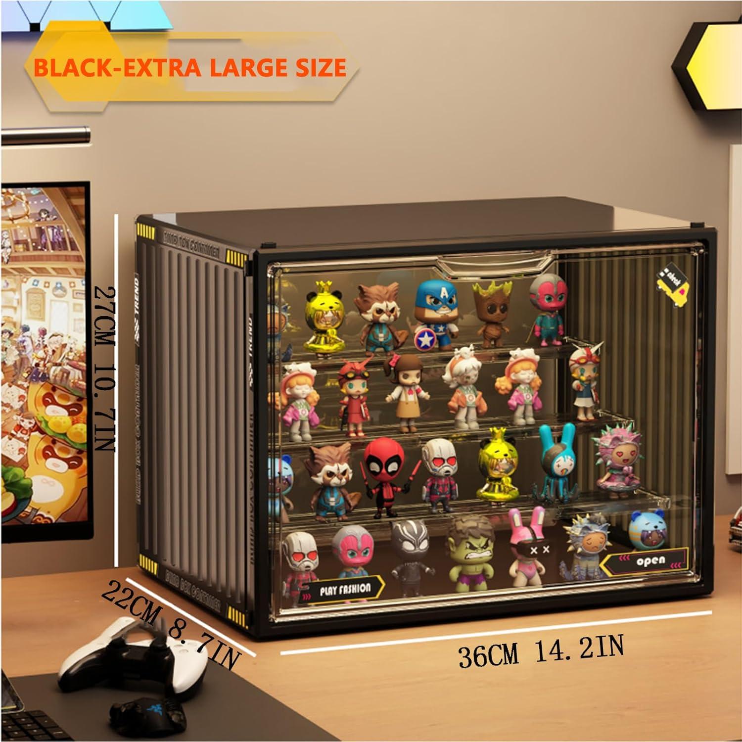 Estuche de exhibición acrílico 4 niveles VaNaeni Negro