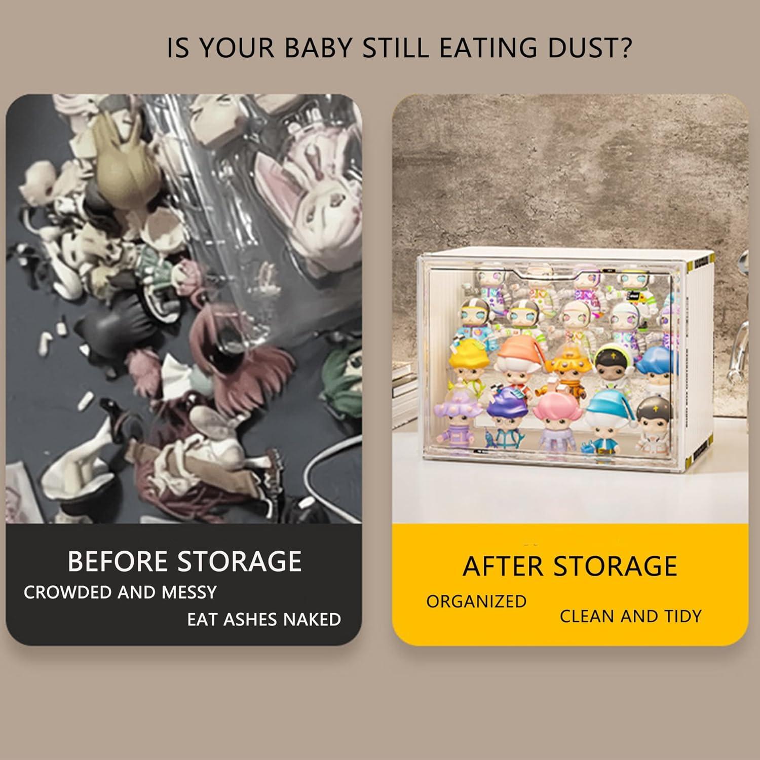 Estuche de exhibición acrílico 4 niveles VaNaeni Negro