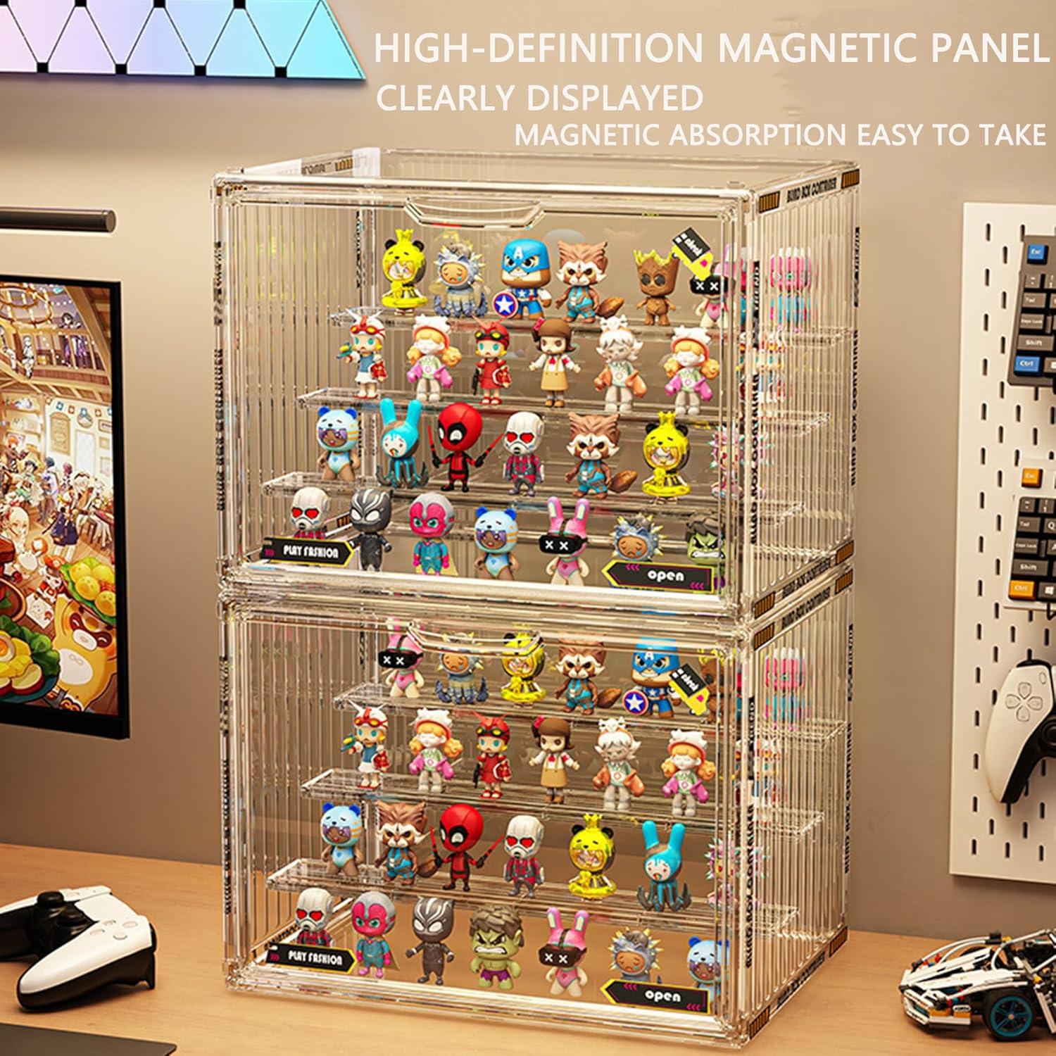 Estuche de exhibición acrílico 4 niveles VaNaeni Negro