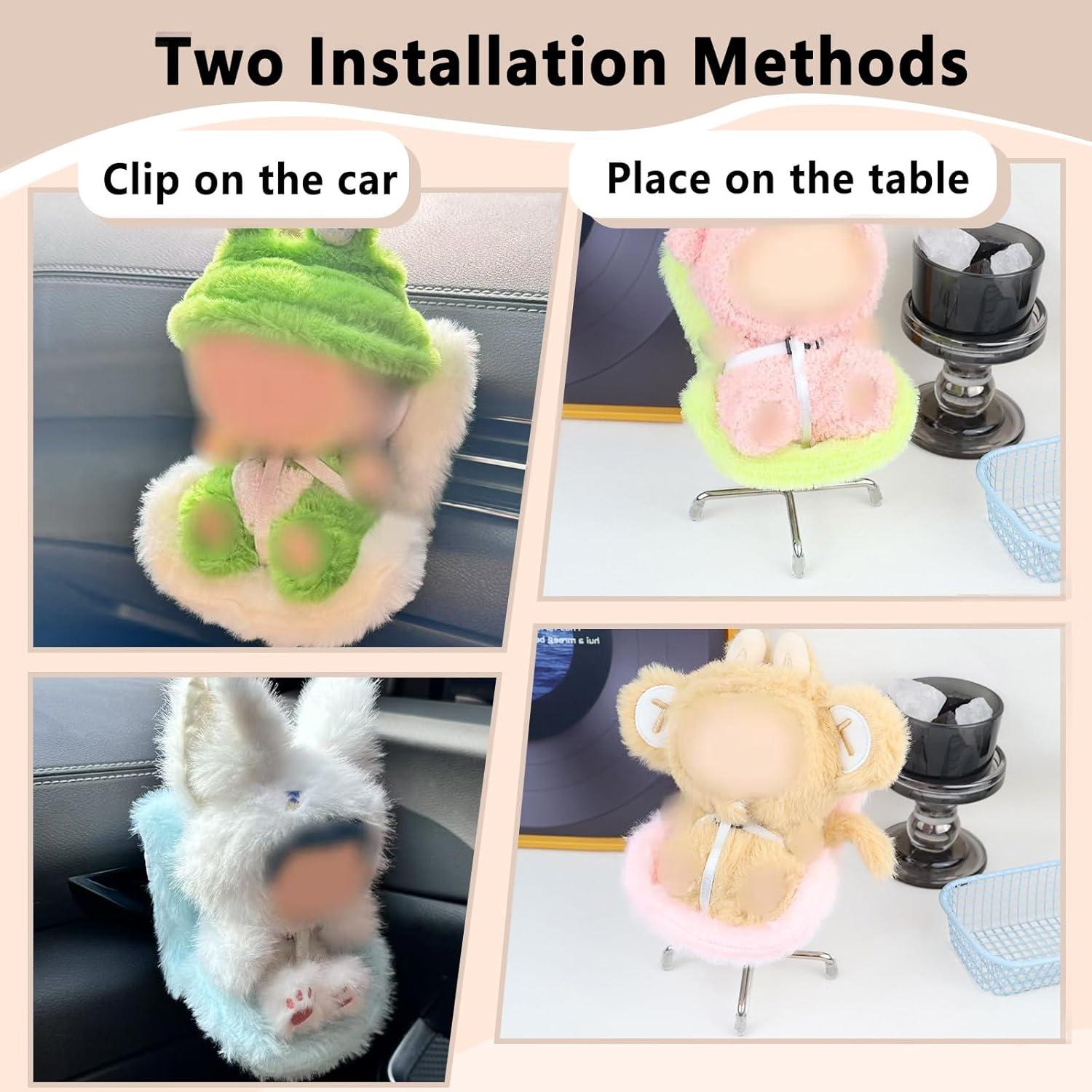 Asiento de coche para muñecas HiOKOU con clip ventilación