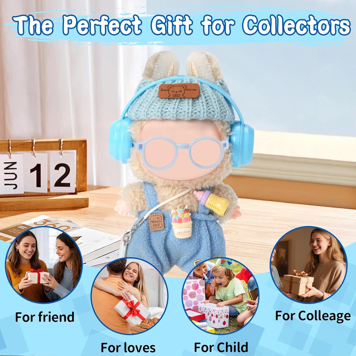 Conjunto de Ropa para Muñecas 8 Piezas Yrlisfon Azul 17 cm