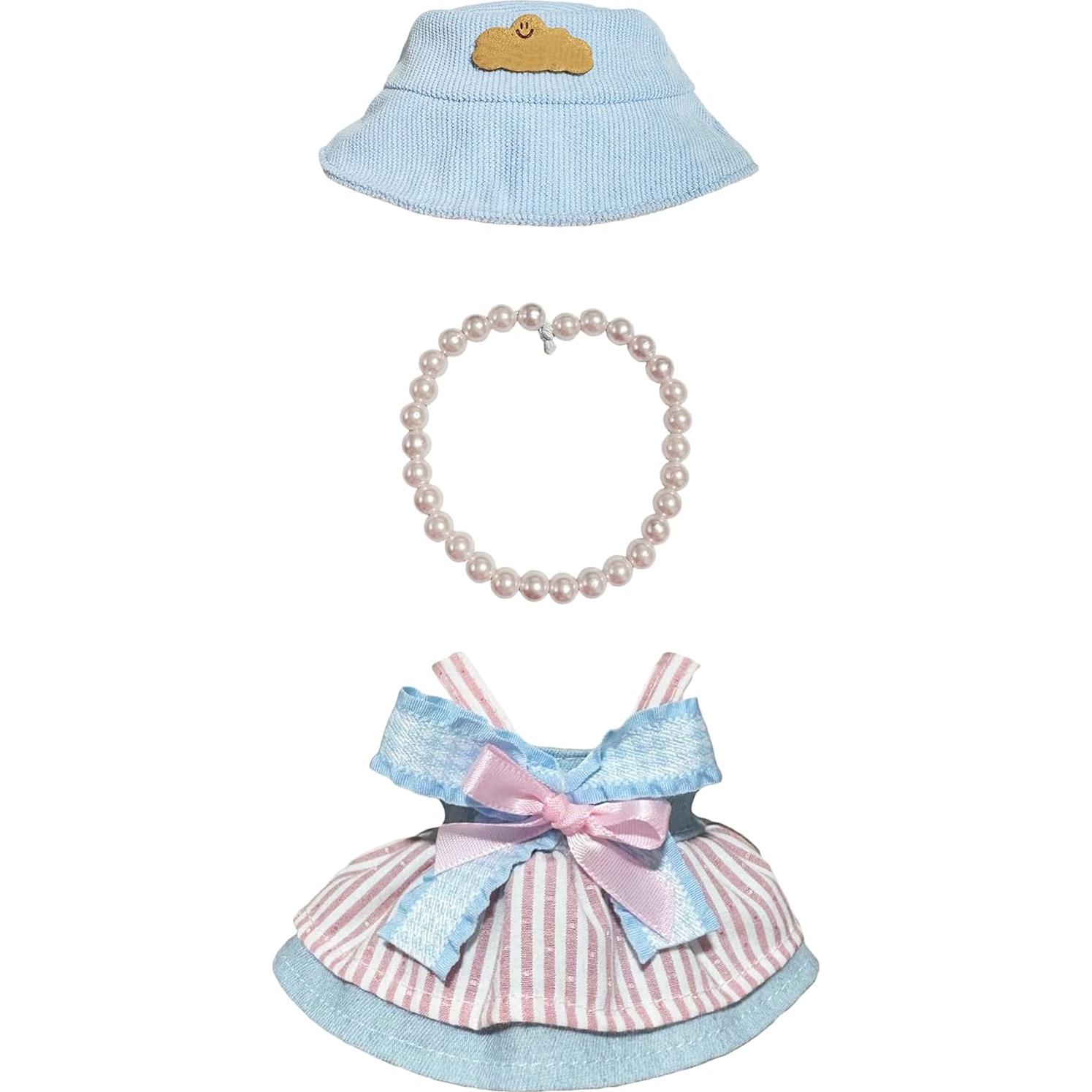 Conjunto de Ropa para Muñecas 17cm YJLUMI - 3 Piezas Rosa