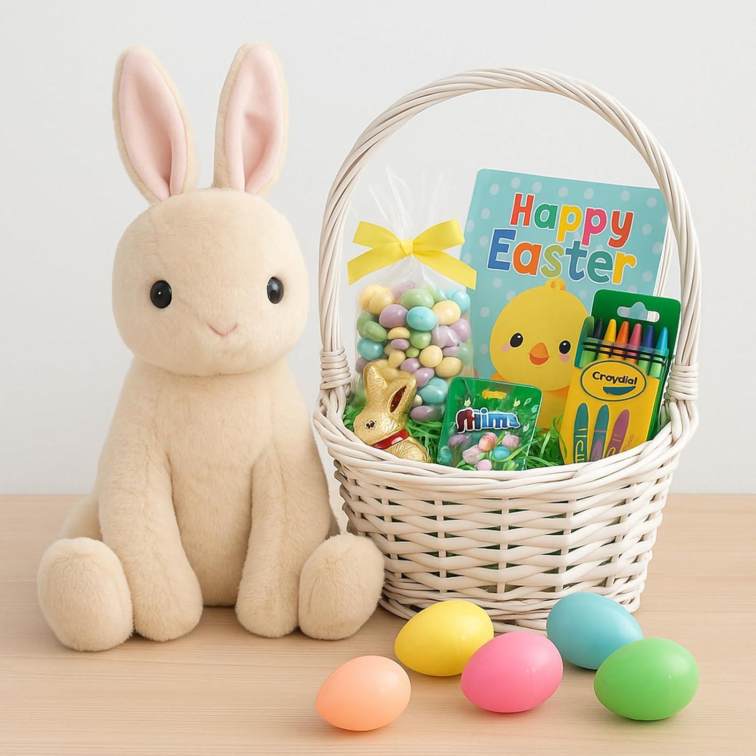 Conejo de Peluche WEIGEDU 43.9 cm Beige para Niños