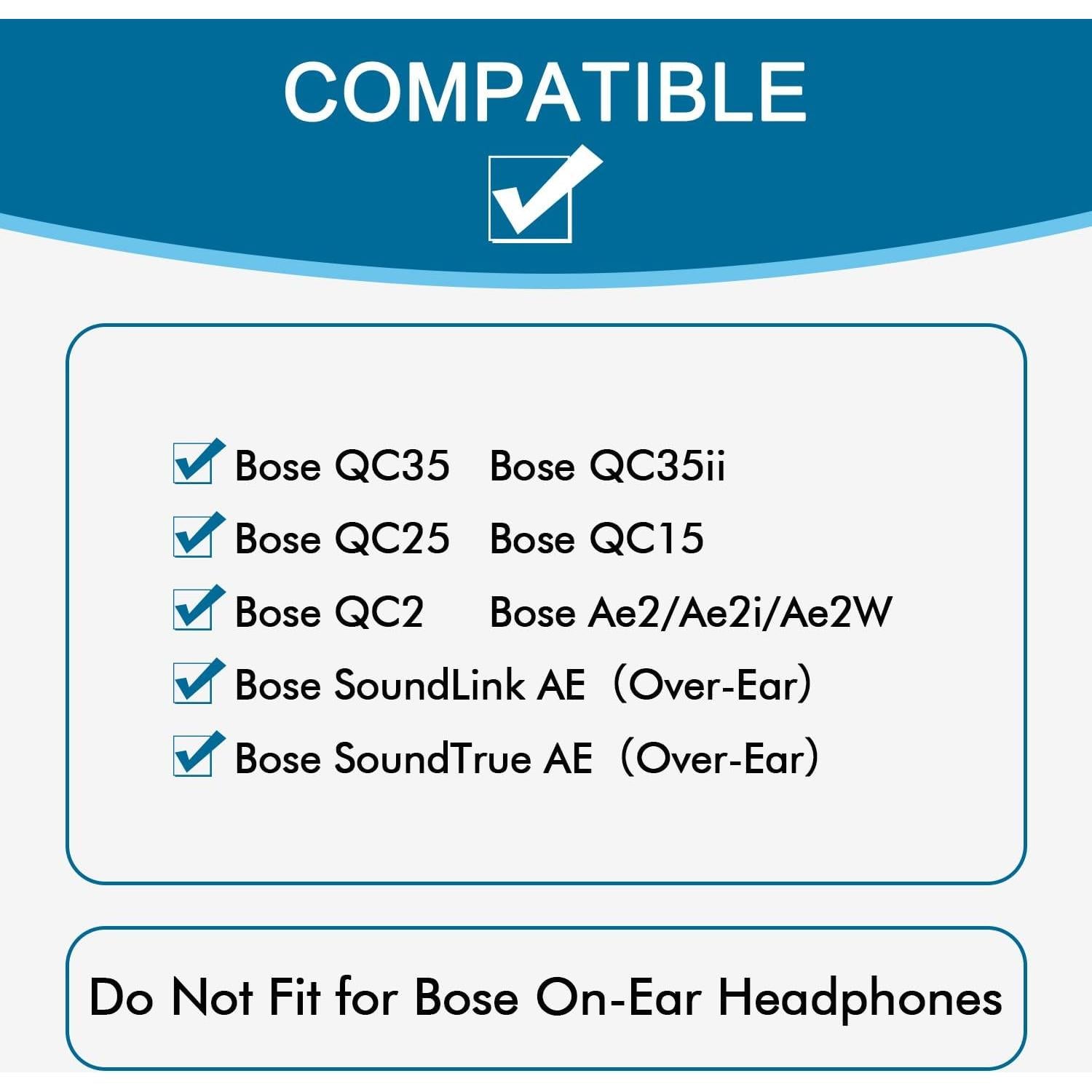 Almohadillas de Gel Refrigerante GEVO para Bose QC35 y QC35 II