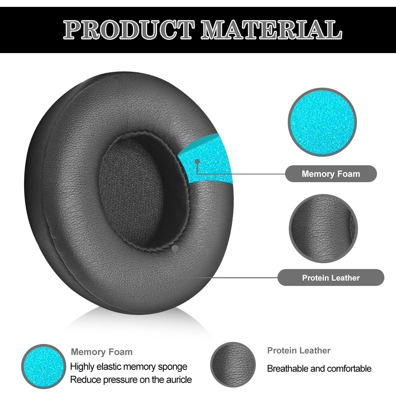 Almohadillas de Reemplazo Aiiviol para Auriculares Beats Solo 4