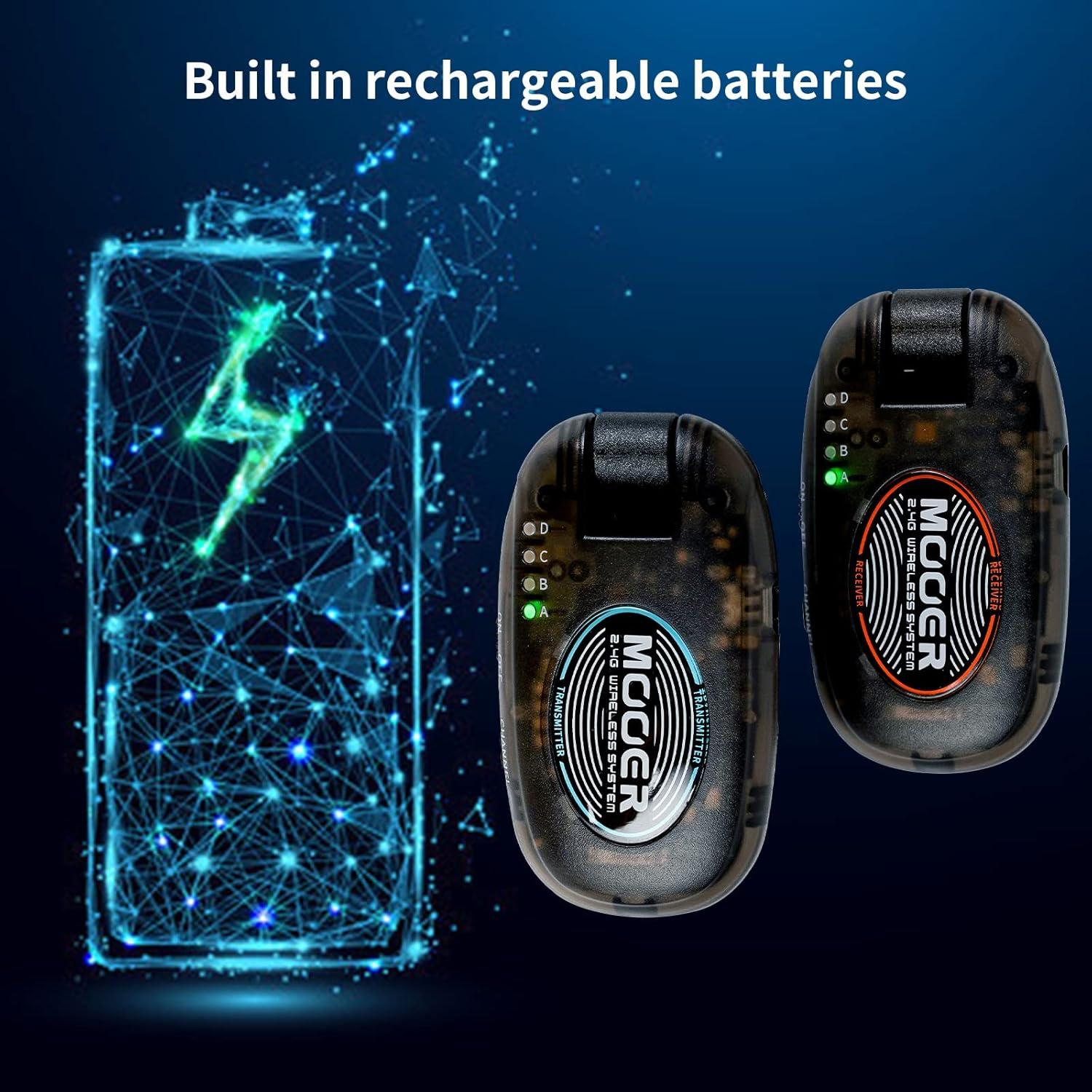 MOOER Air Plug AP10 Sistema Inalámbrico 2.4GHz para Guitarra