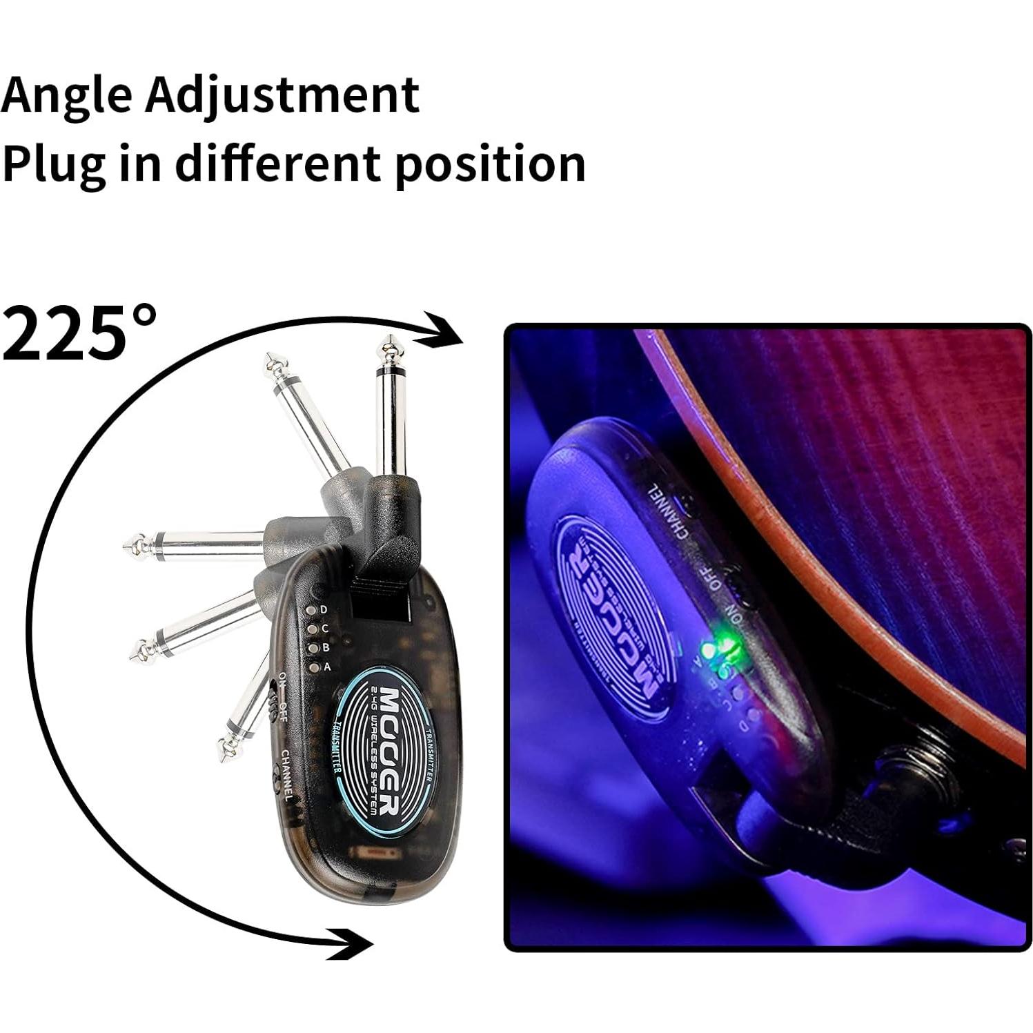 MOOER Air Plug AP10 Sistema Inalámbrico 2.4GHz para Guitarra