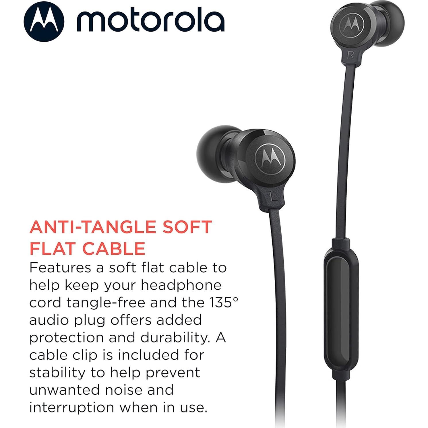 Auriculares In-Ear Motorola EARBUDS 3S - Sonido Claro 9.4mm