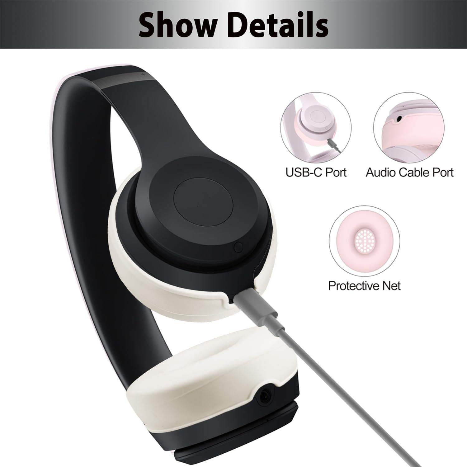 Cubiertas de Almohadillas de Silicona Adhiper para Beats Solo 4 y 3 Beige