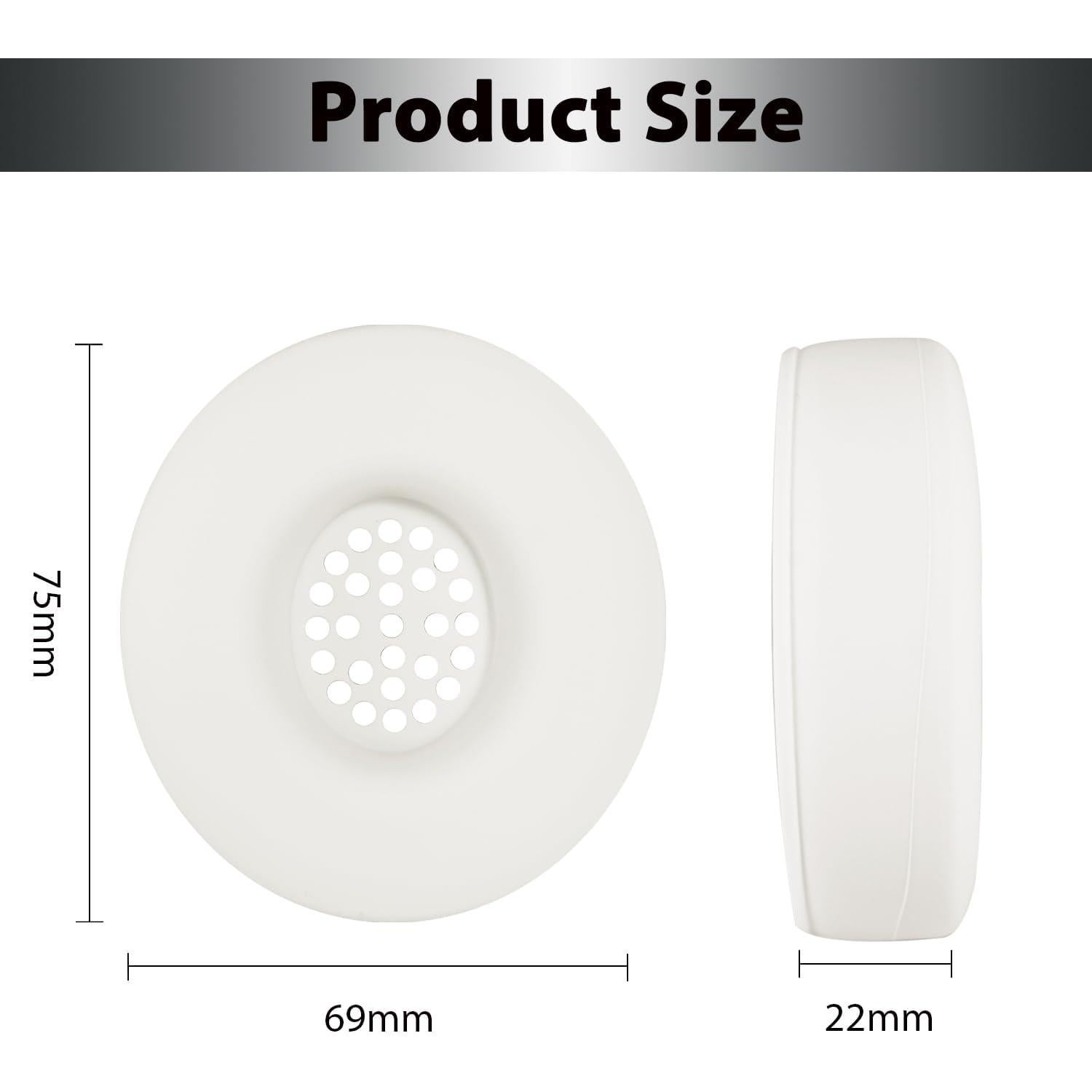 Cubiertas de Almohadillas de Silicona Adhiper para Beats Solo 4 y 3 Beige