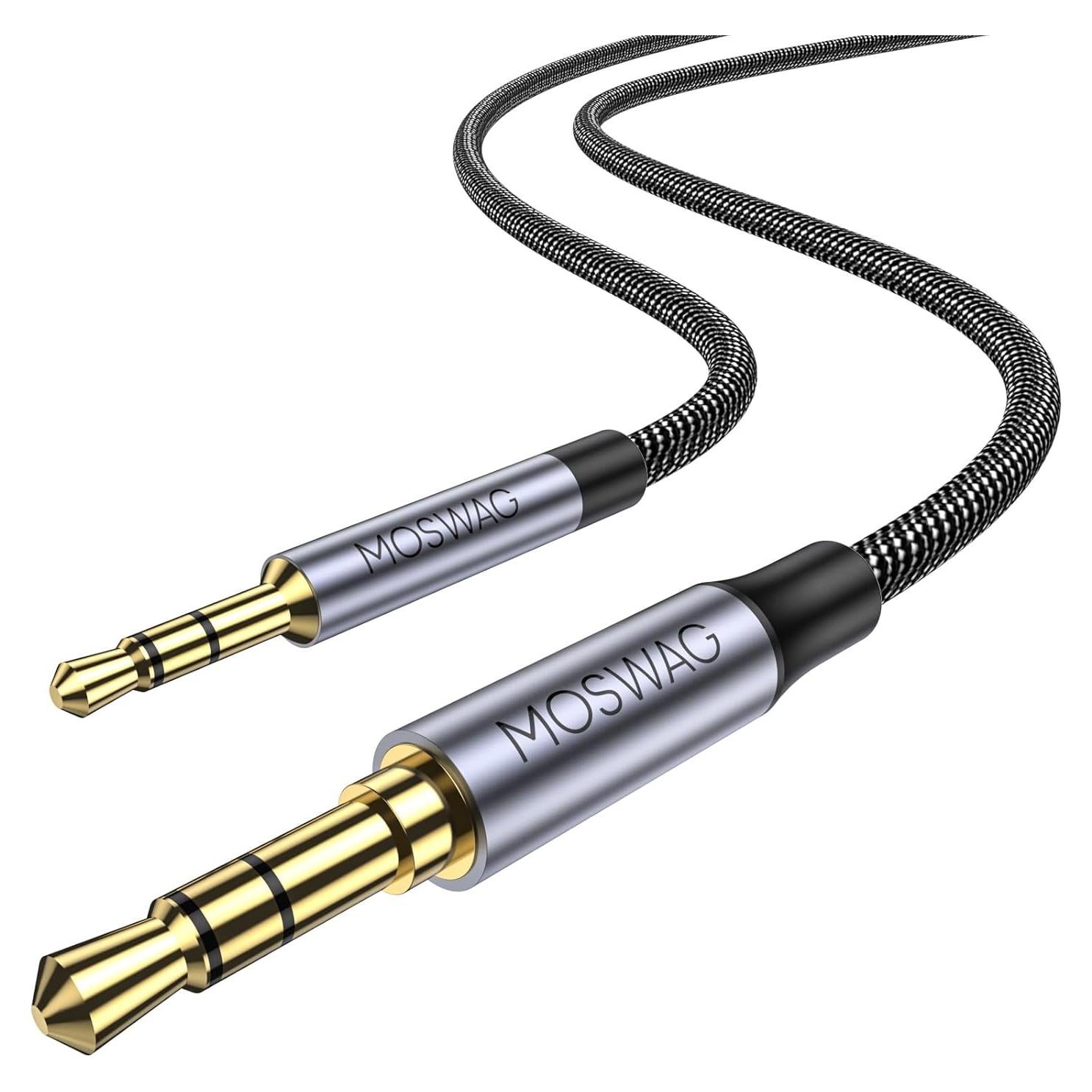 Cable de Audio 3.5mm a 2.5mm MOSWAG 1m Compatible Bose JBL
