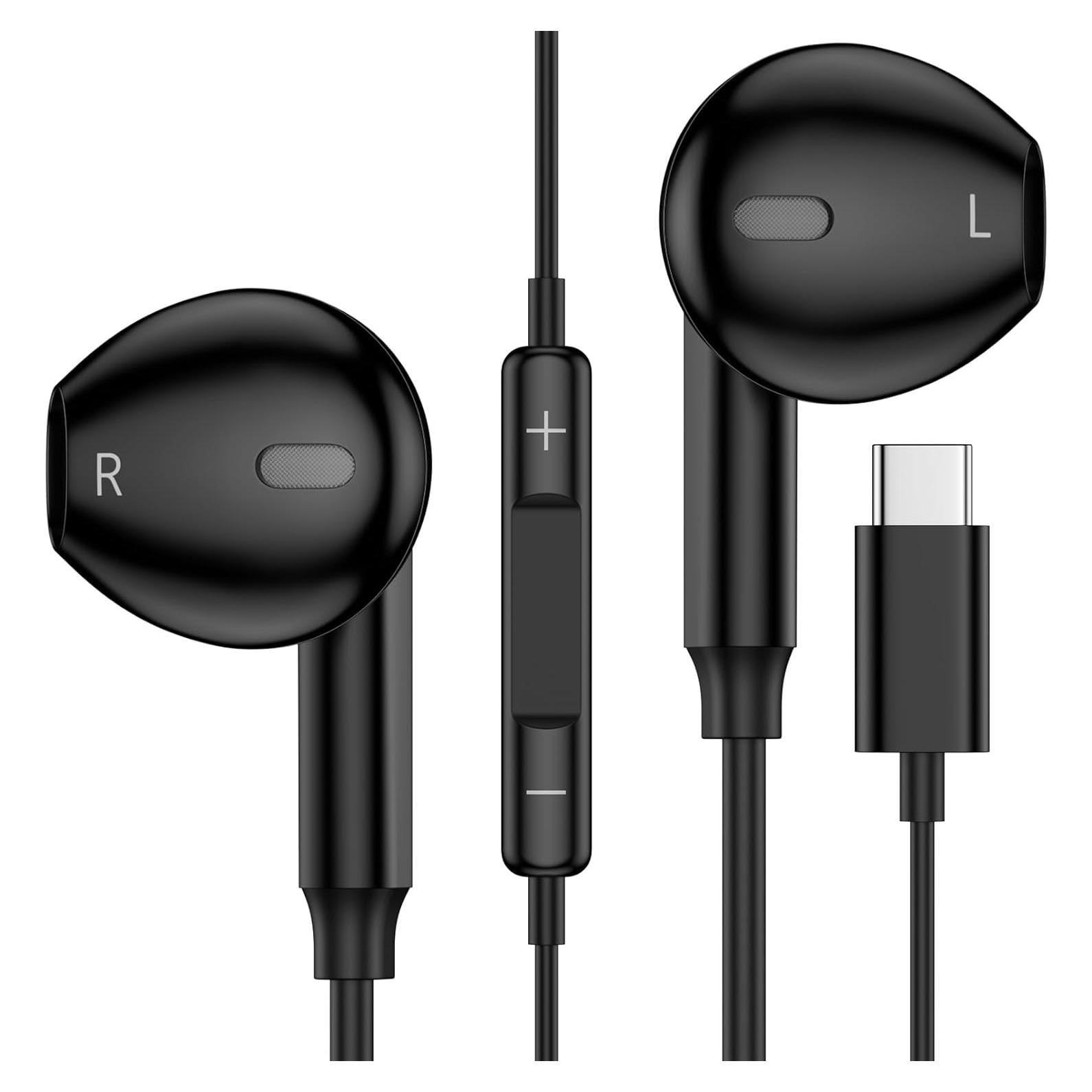 Auriculares con cable USB C Samsung A17 Z Flip 7 S25 Ultra