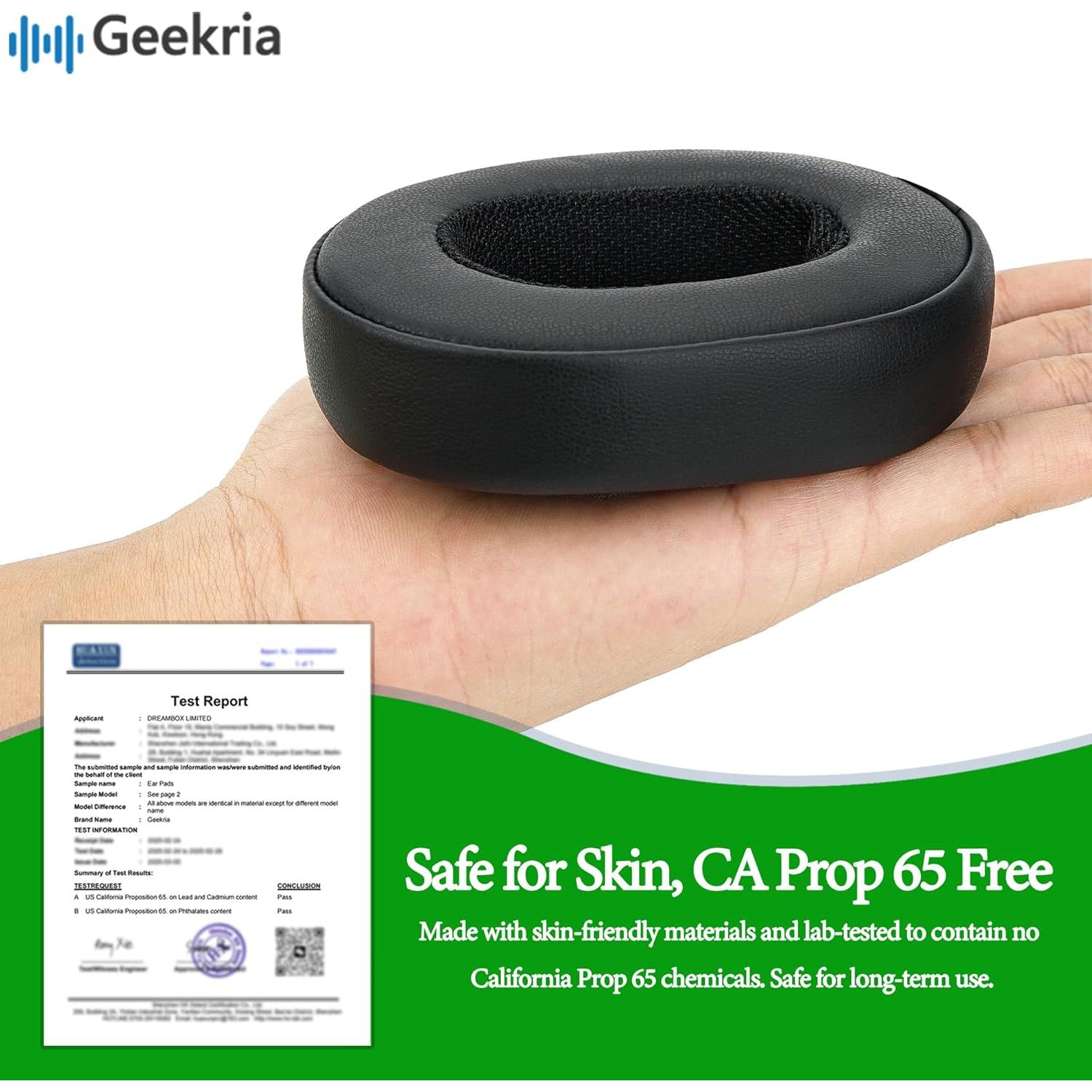 Almohadillas de Reemplazo Geekria para Skullcandy Crusher y Hesh - Negro