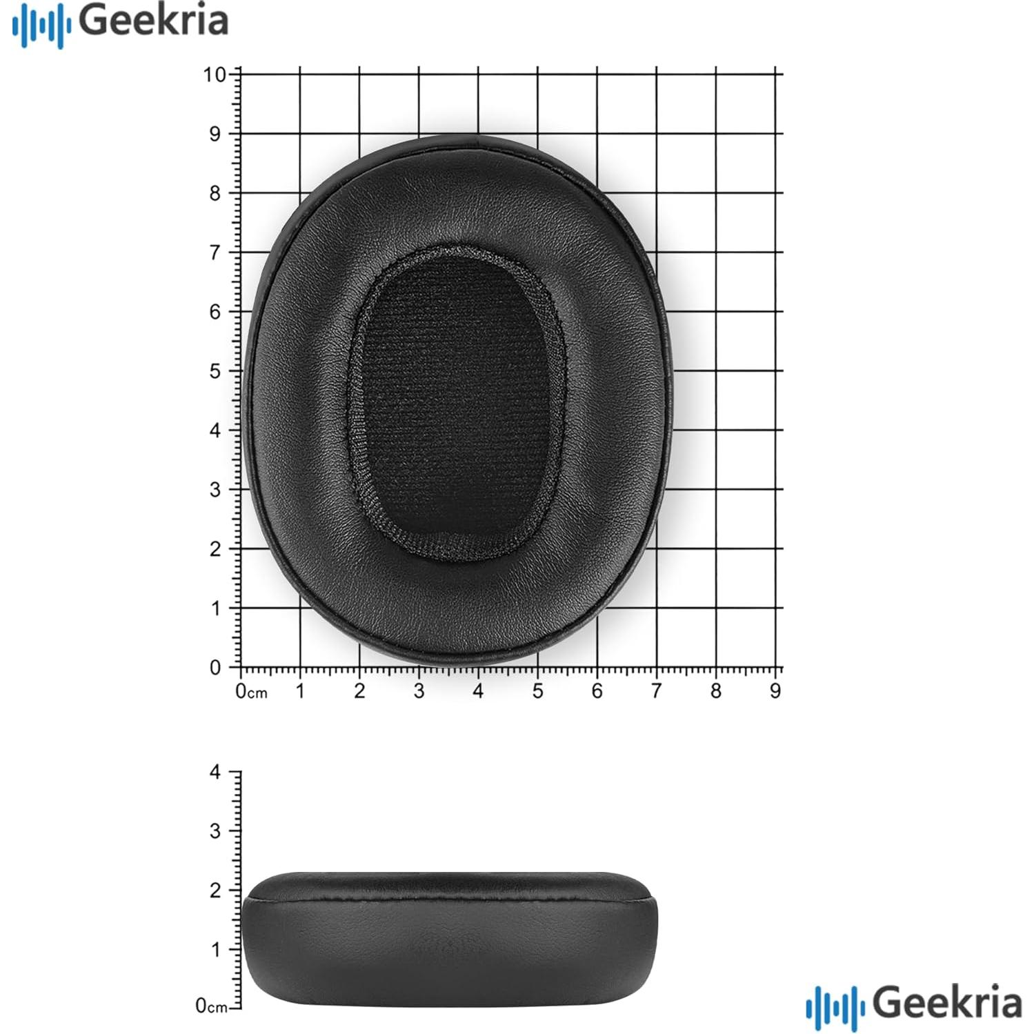 Almohadillas de Reemplazo Geekria para Skullcandy Crusher y Hesh - Negro