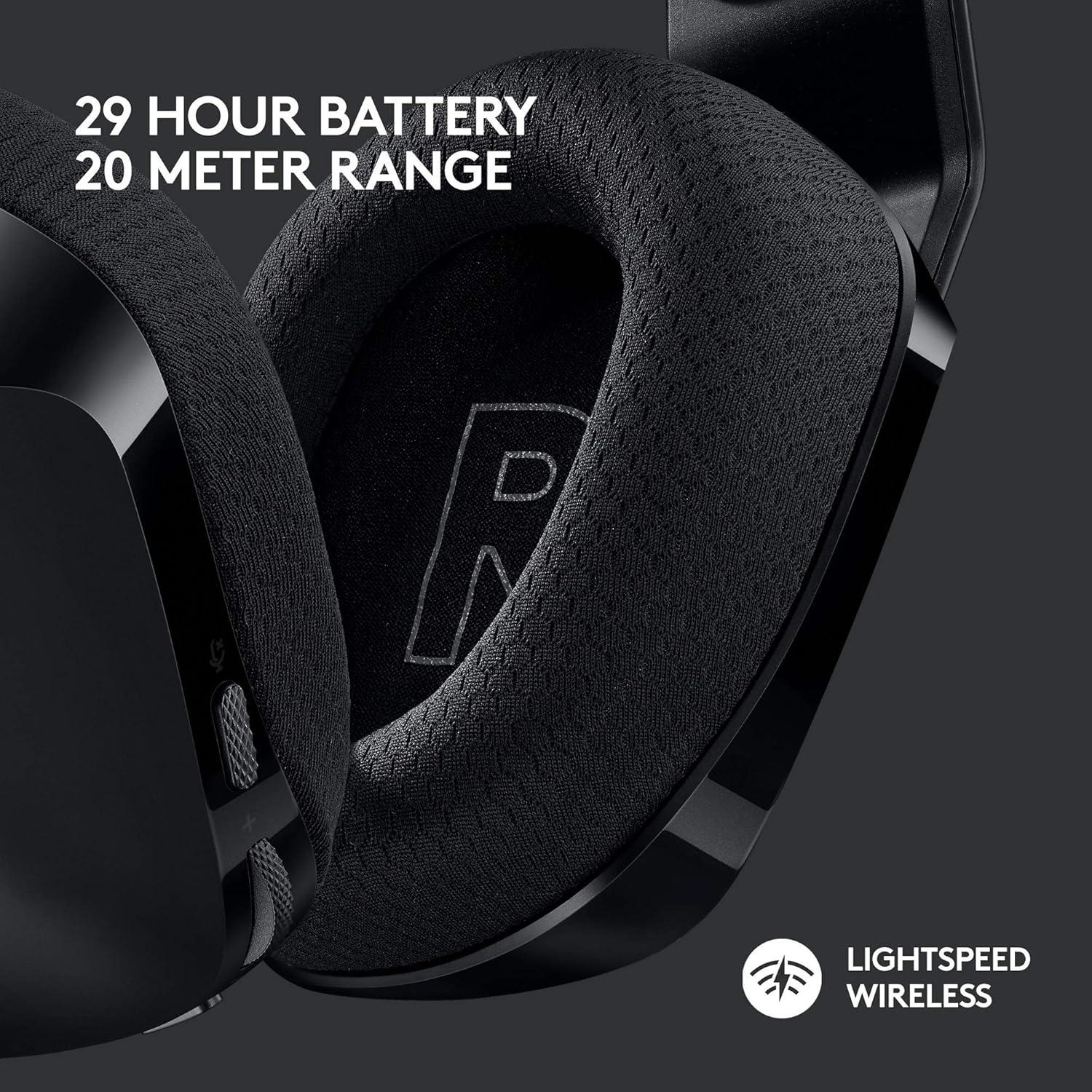Auriculares Inalámbricos Logitech G733 LIGHTSPEED Negro + Paquete Regalo