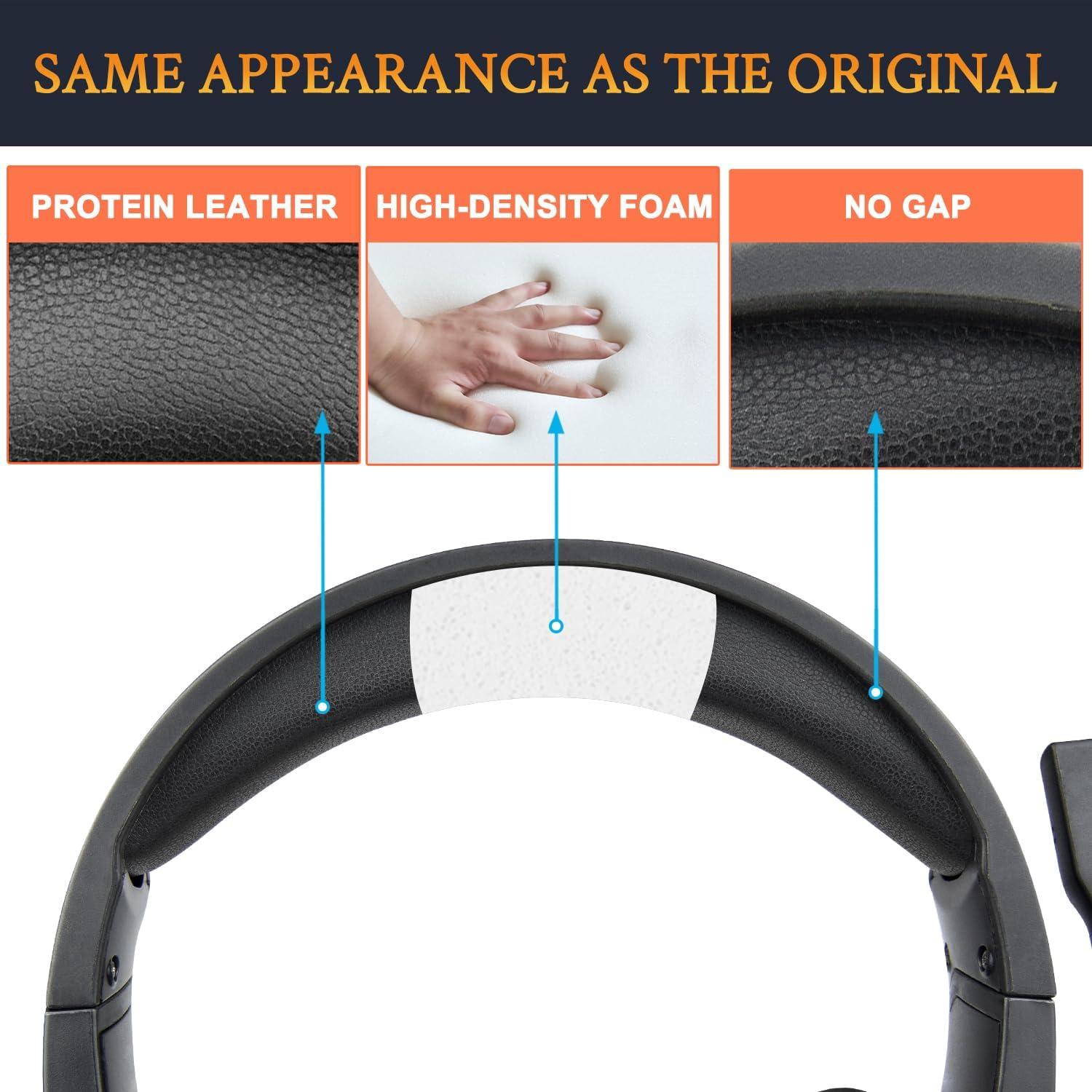 Cubierta de diadema SOULWIT para auriculares E1000/E1000V2 - Negro