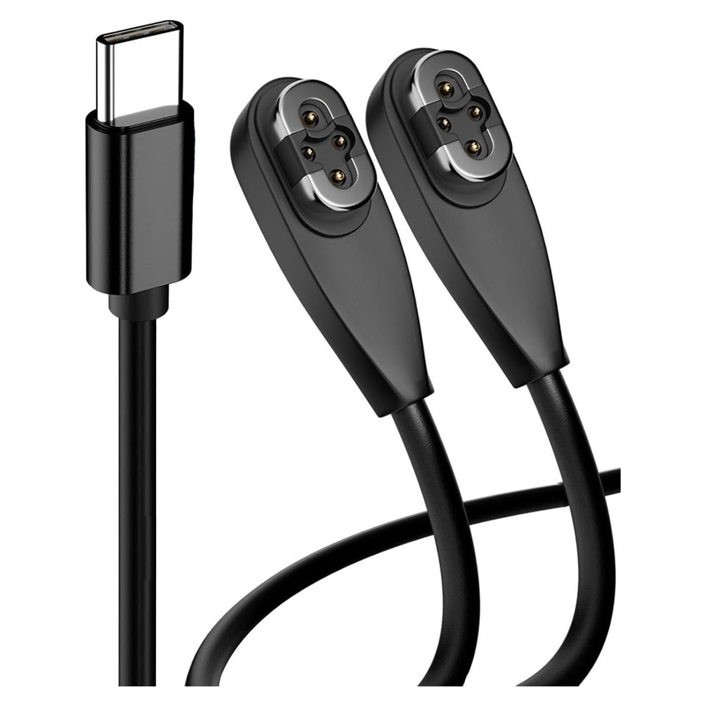 Paquete de 2 cables USB C Shokz S710 carga magnética 1m