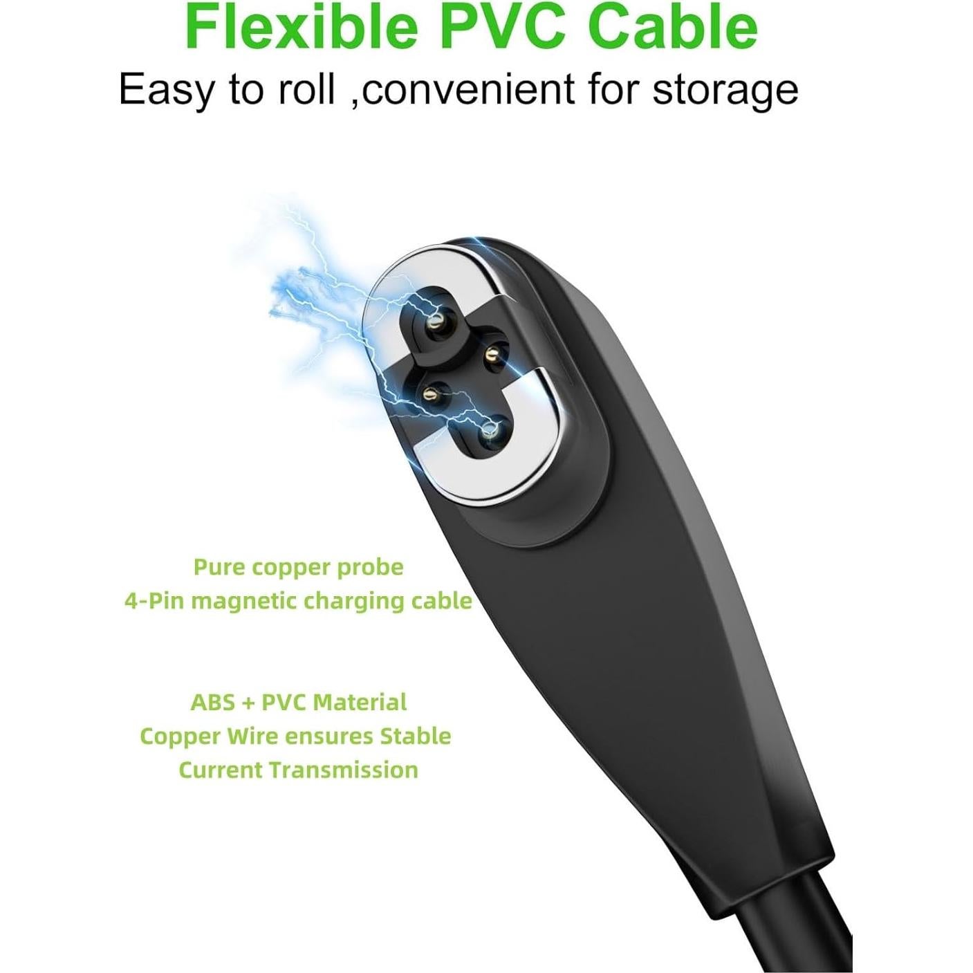 Paquete de 2 cables USB C Shokz S710 carga magnética 1m