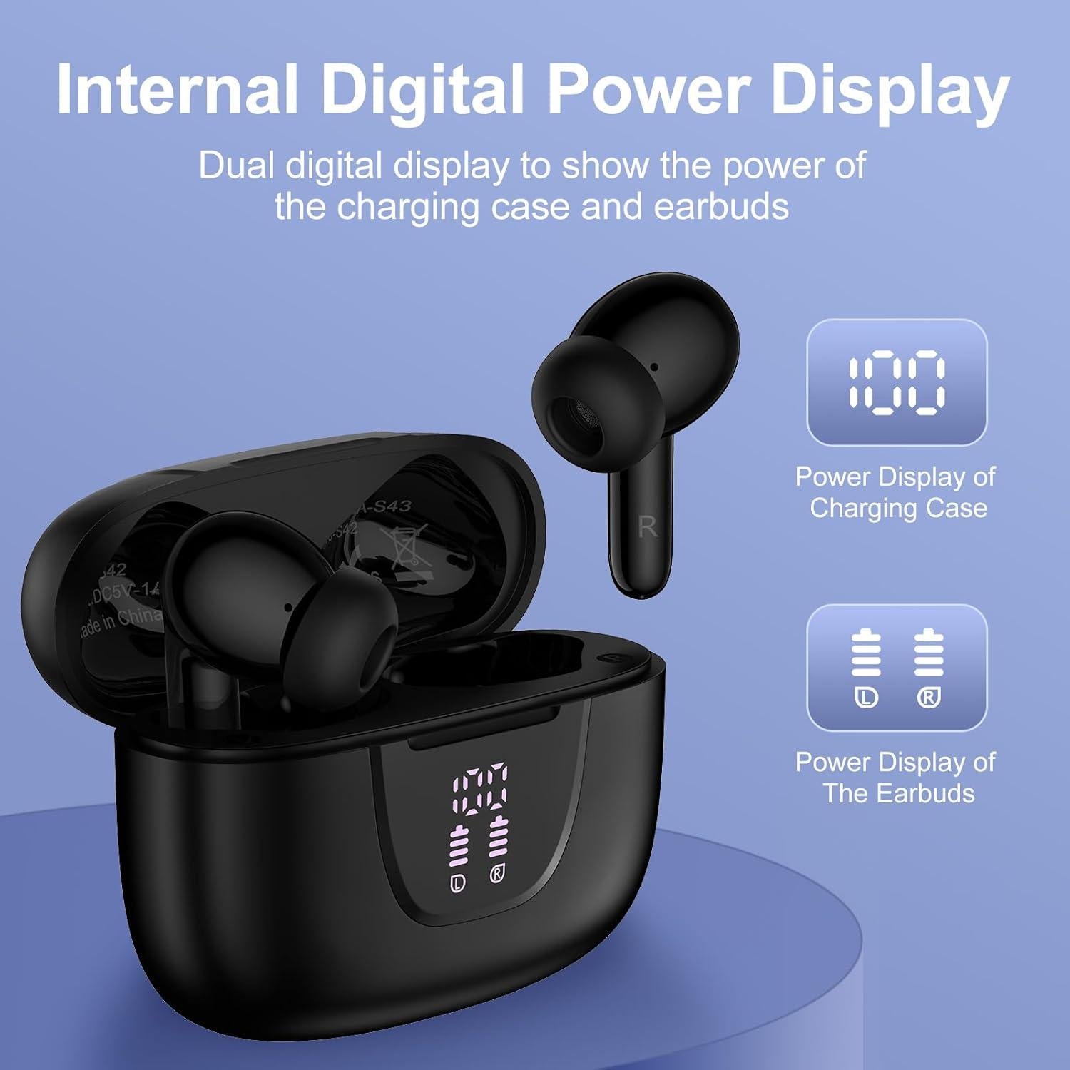 Auriculares Inalámbricos Bluetooth Samsung S42 IPX7 48H Carga Rápida