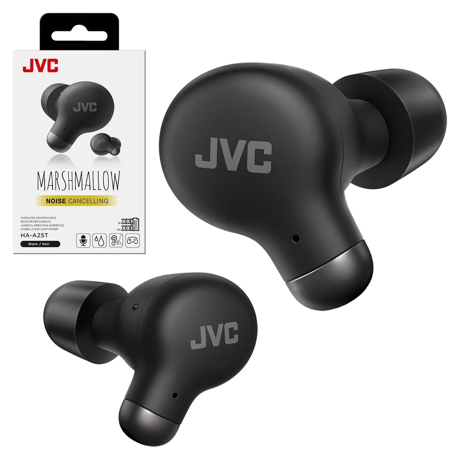 Auriculares Inalámbricos JVC Marshmallow Plus - ANC, 28h Batería