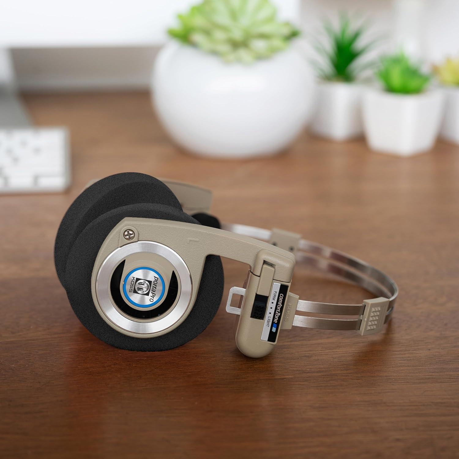 Cojines de Repuesto Koss para Auriculares Porta Pro y KPH40, Negro