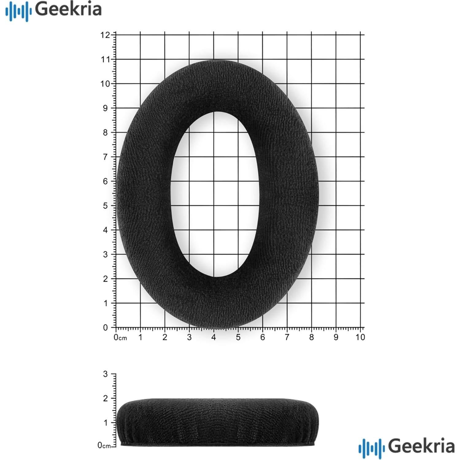 Almohadillas de Repuesto Geekria Velour para Auriculares Sennheiser