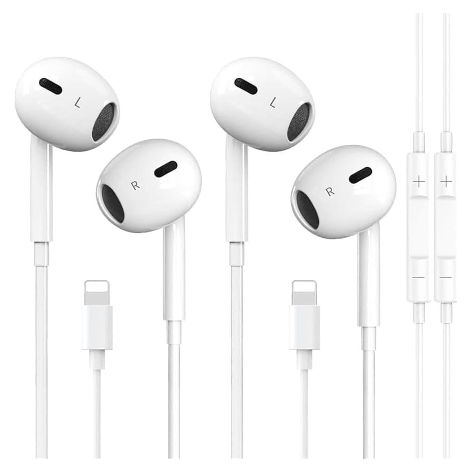 Auriculares con Cable GAXIWILO LT-2PC para iPhone - 2 Paquetes