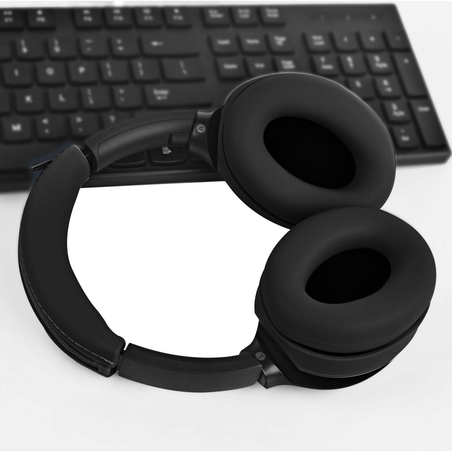 Set de Cubiertas de Silicona para Auriculares Sony WH-1000XM4/WH-1000XM3 - Negro