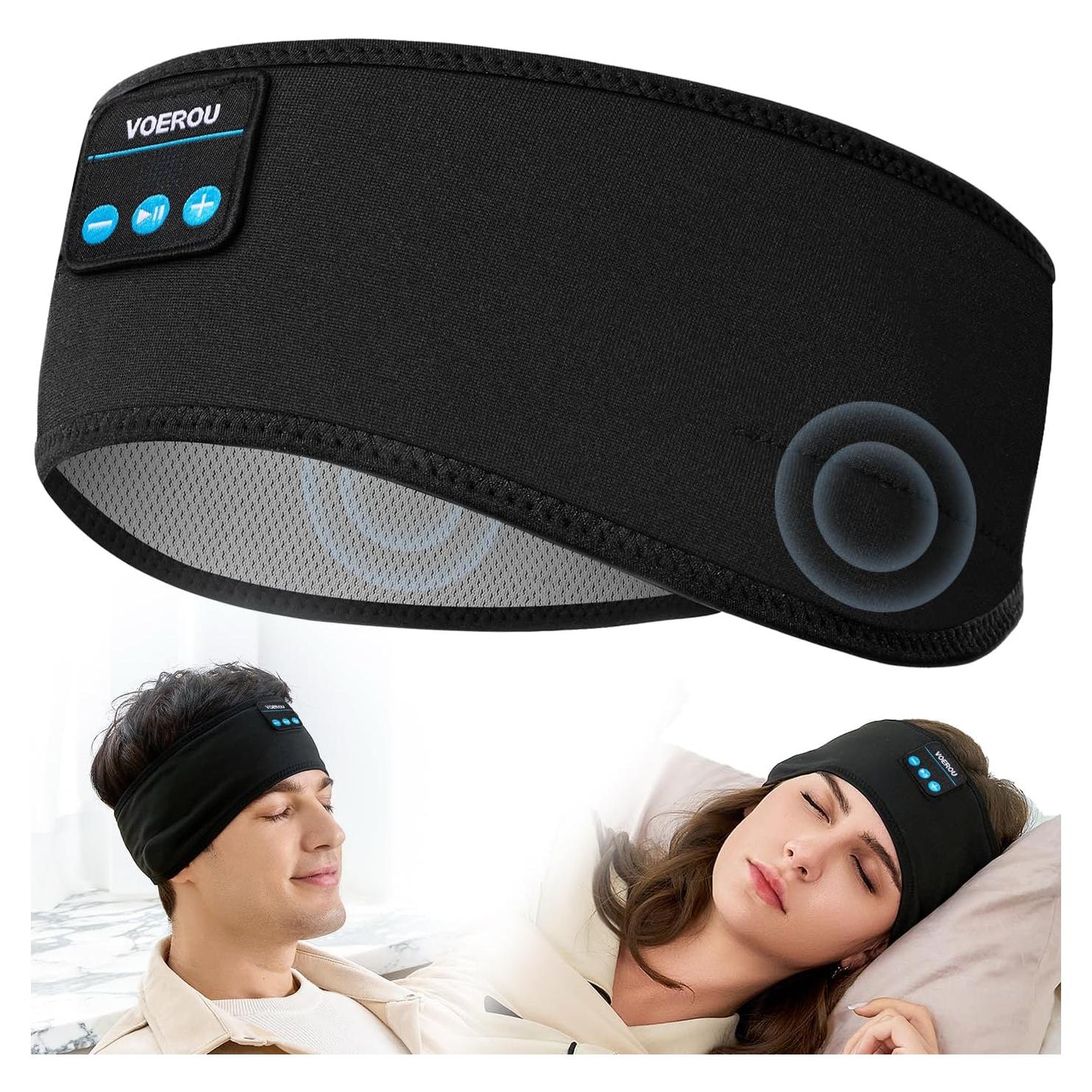 Auriculares para dormir Voerou Bluetooth 5.4 Banda deportiva