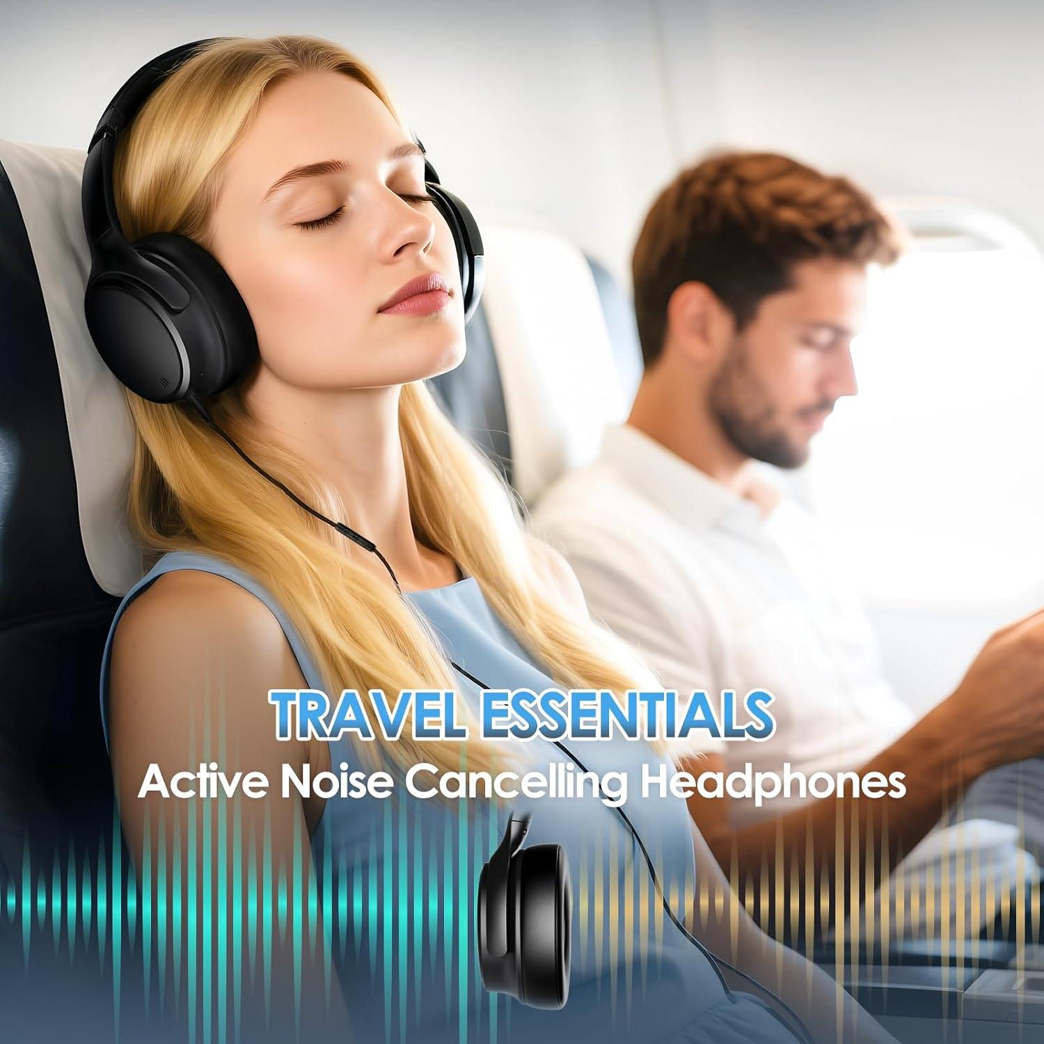 Auriculares USB C con ANC 28dB INFURTURE FTBH131AB