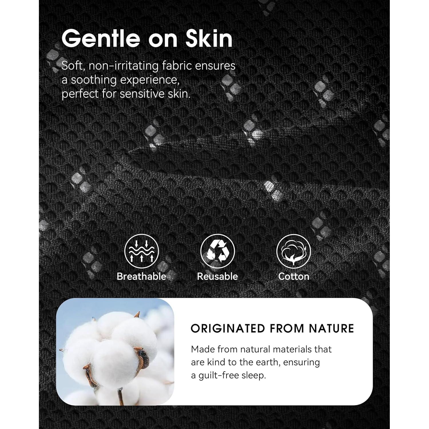 MUSICOZY Máscara Bluetooth para Dormir con Auriculares 15h