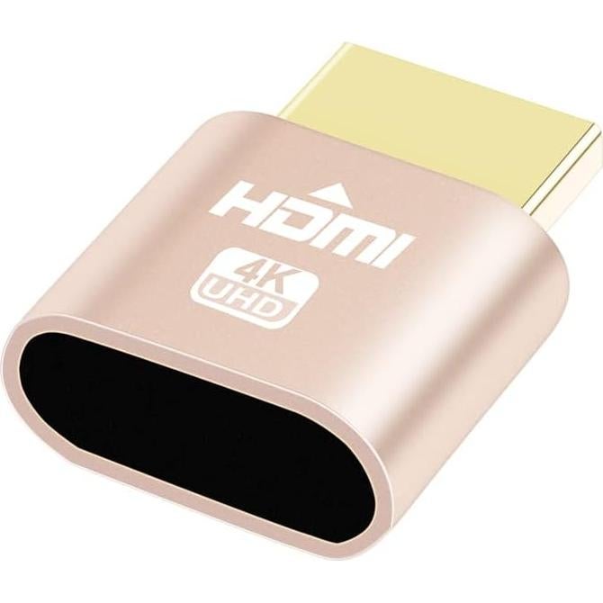 Adaptador HDMI Dummy 4K DTECH NXA200 para PC sin Monitor