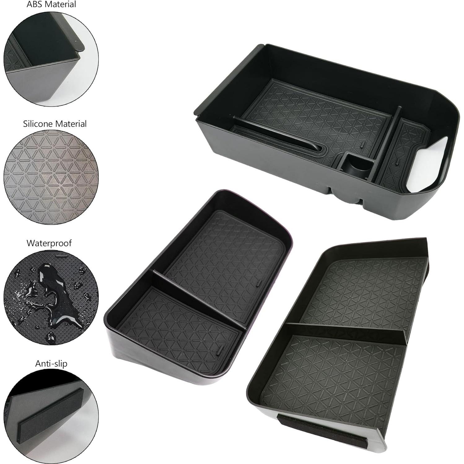 Organizador de Consola Central 3PCS AZGaea para Toyota RAV4 2019-2025
