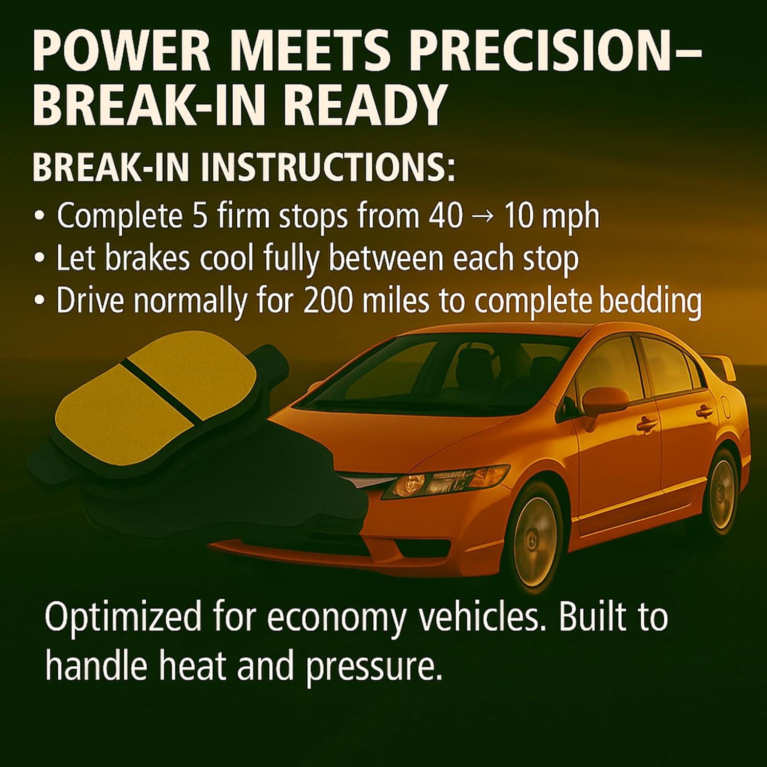 Pastillas de Freno Cerámicas Delanteras Quality-Built QB 1000-1001C