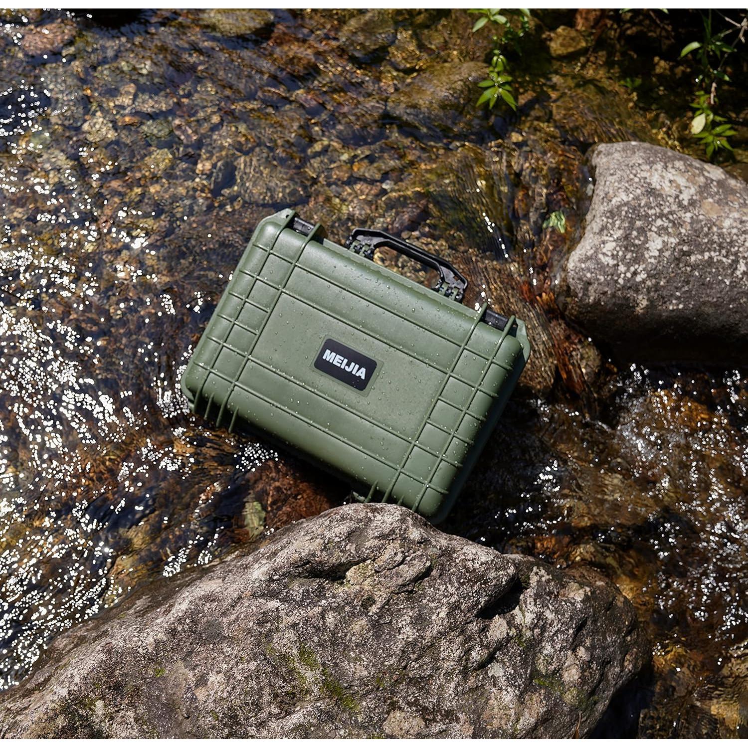 Funda Protectora MEIJIA Dura Impermeable 33.9x29.5cm Verde