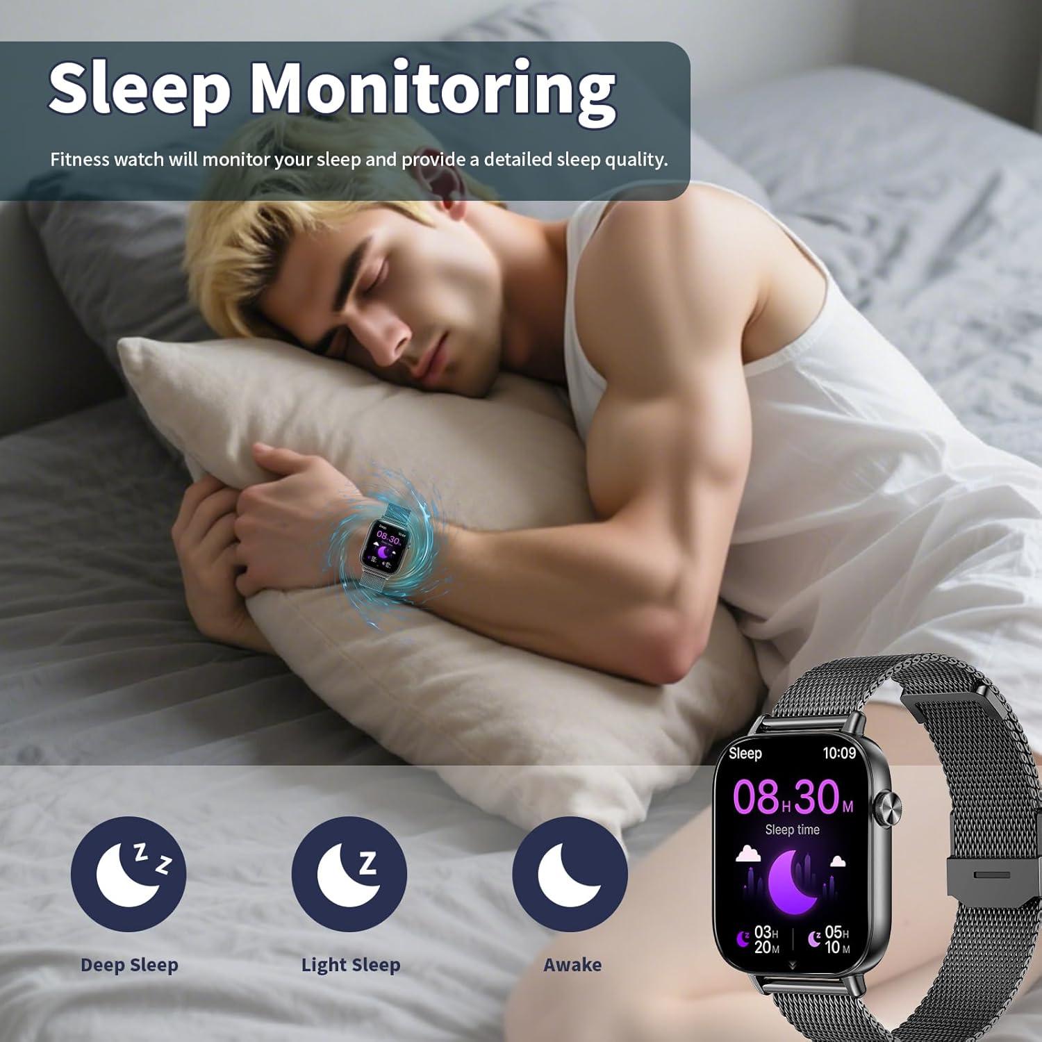 Reloj Inteligente Kazunet R68 Negro 1.83" HD IP68 Fitness