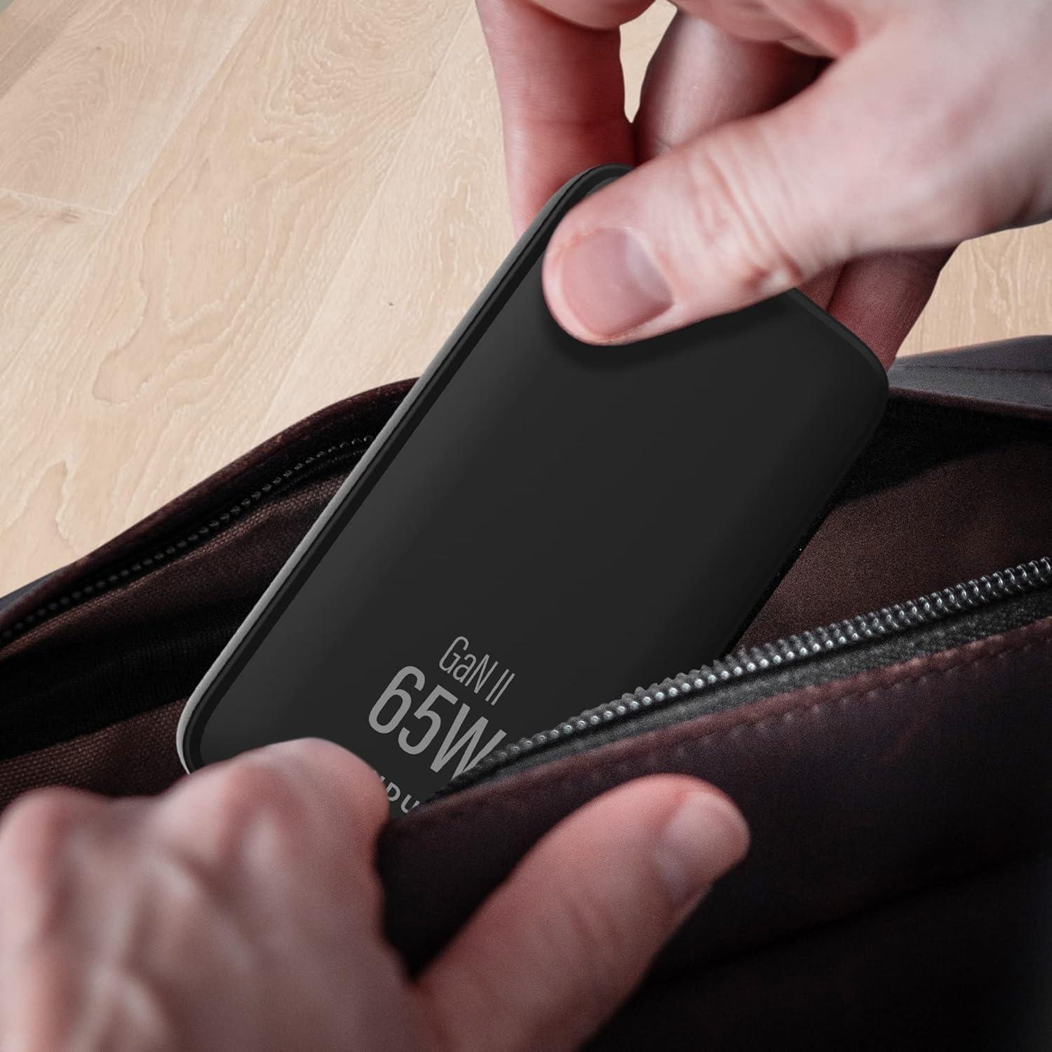 Cargador USB C 65W RUIDUN con Doble Puerto y PD 3.0