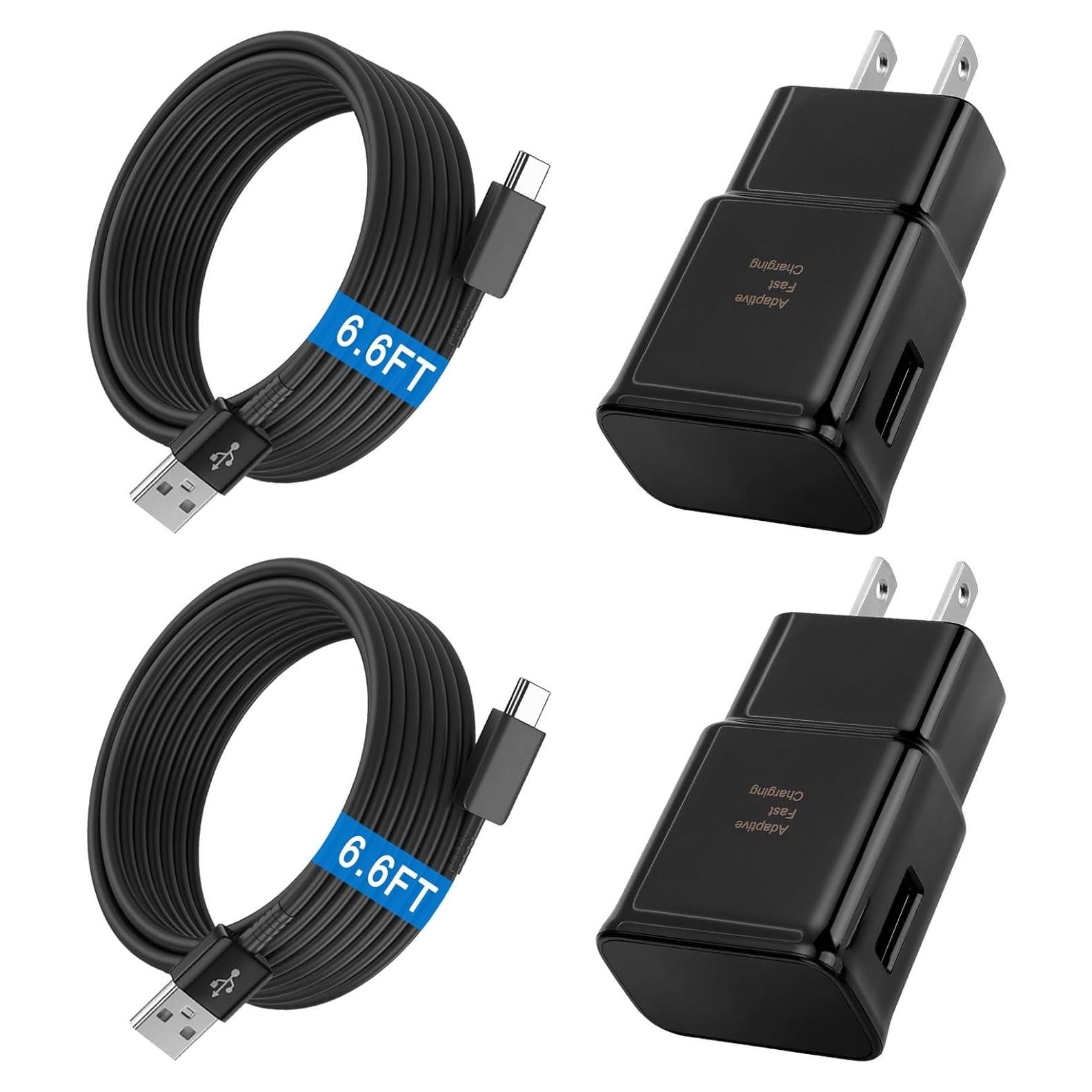 Cargador Rápido USB C 2m Ubearkk para Samsung Galaxy