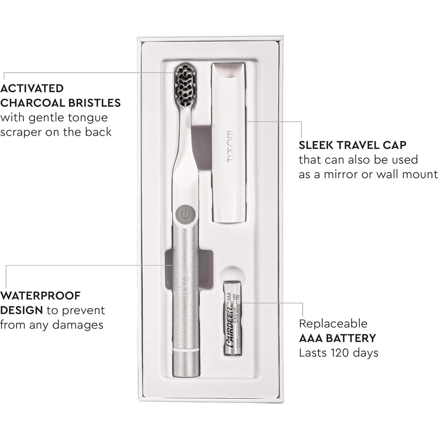 Cepillo de Dientes Eléctrico Boka Sonic - 24000 VPM, Impermeable
