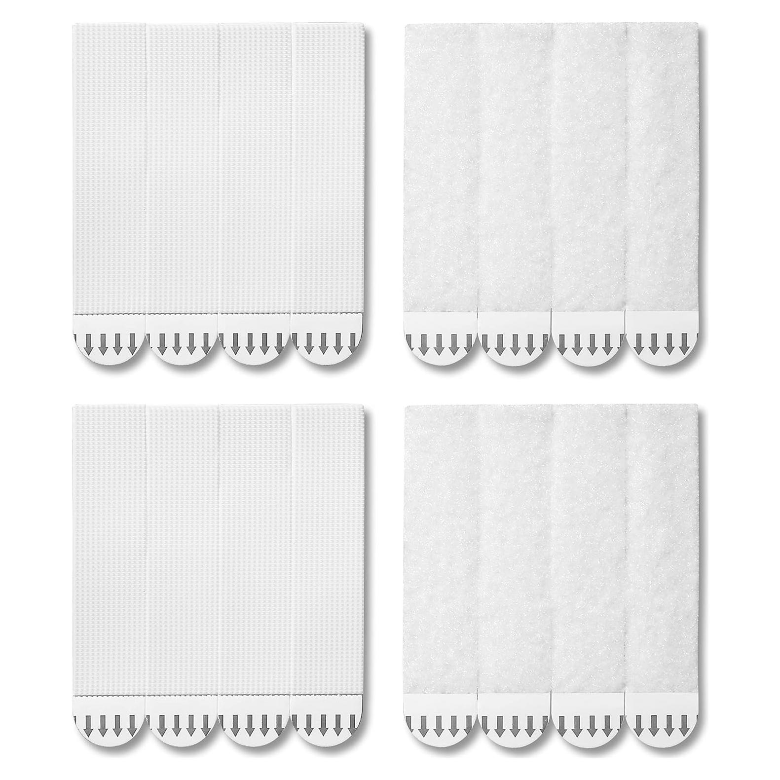 Tiras Adhesivas para Colgar Cuadros MOVELYST 12 Pares Blancas