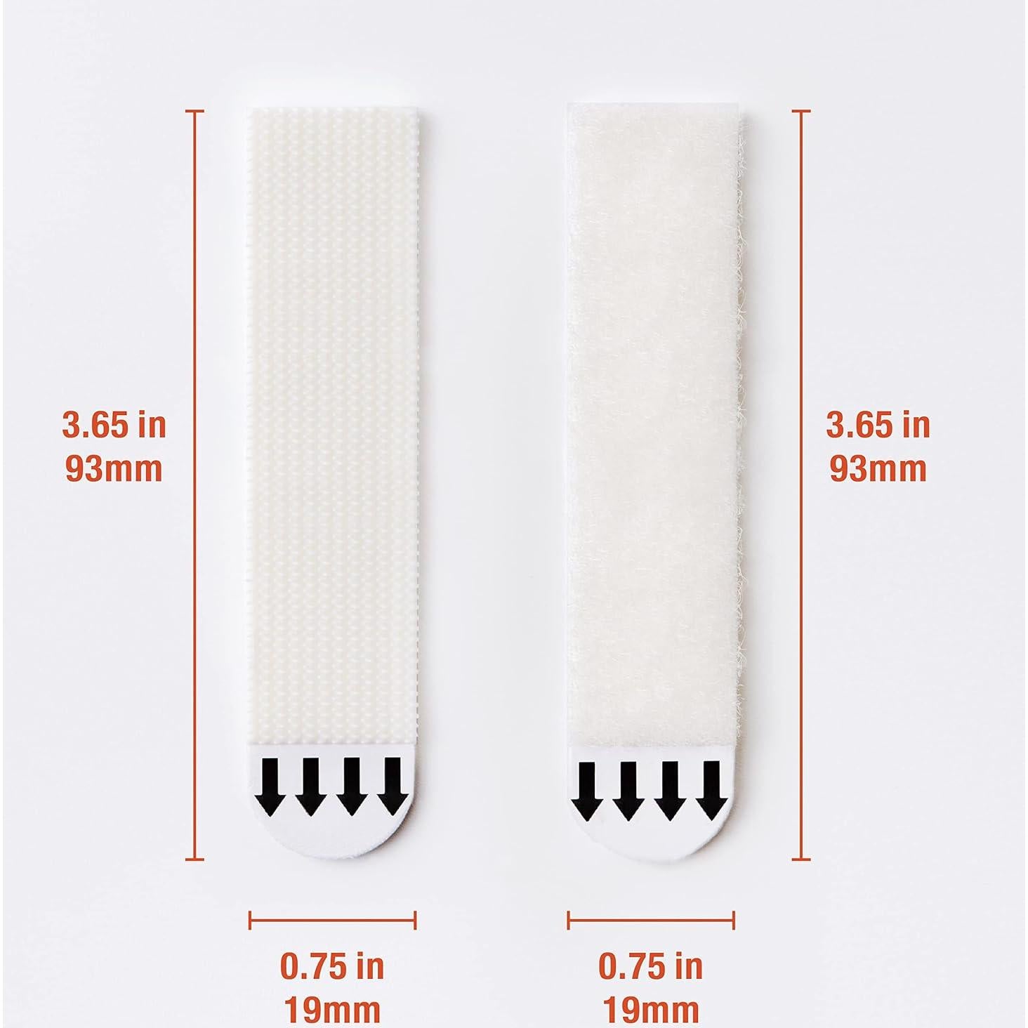 Tiras Adhesivas para Colgar Cuadros MOVELYST 12 Pares Blancas