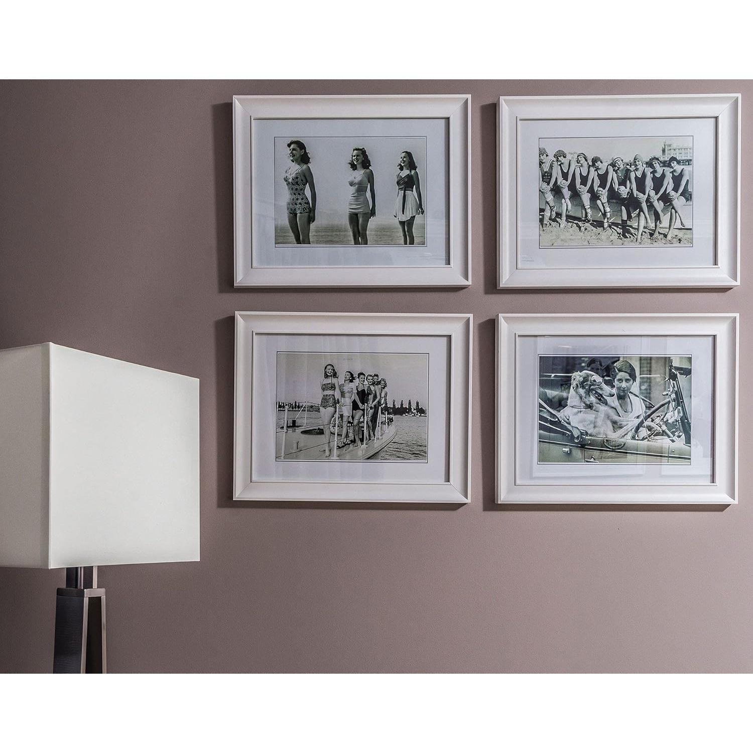 Tiras Adhesivas para Colgar Cuadros MOVELYST 12 Pares Blancas