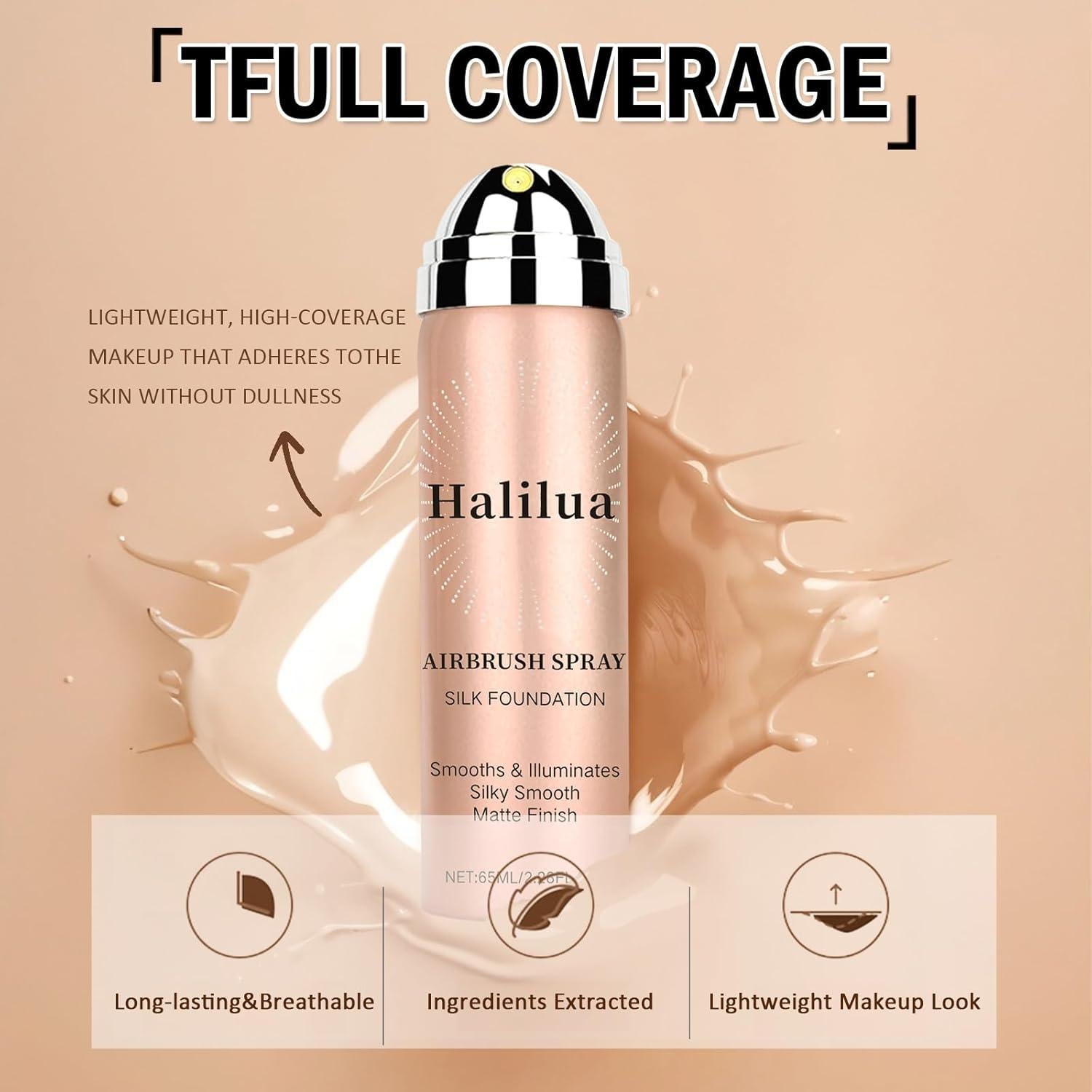 Spray Fijador de Maquillaje Sulily Airbrush 132g Natural
