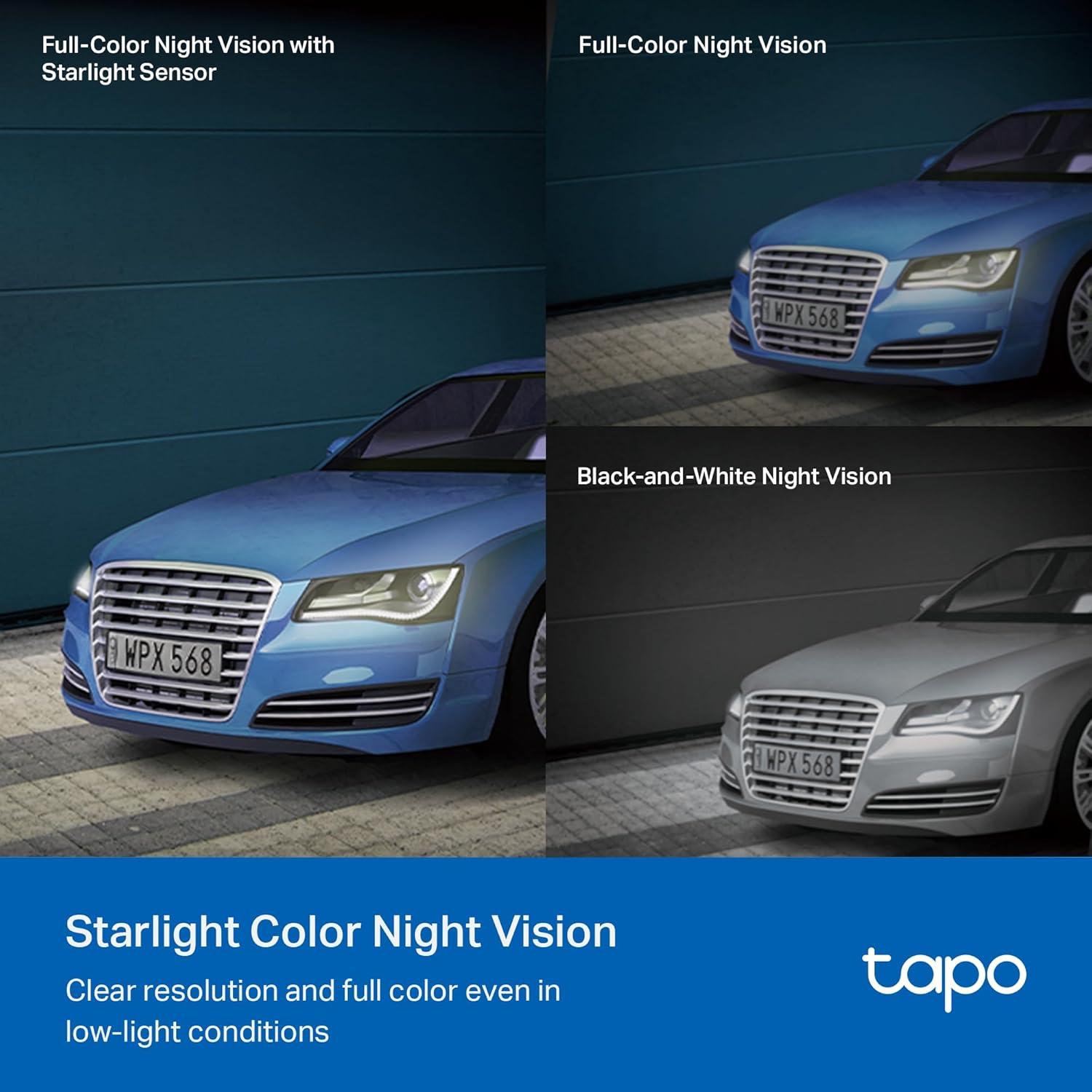 Cámara de Seguridad Wi-Fi Exterior TP-Link Tapo C520WS 2K