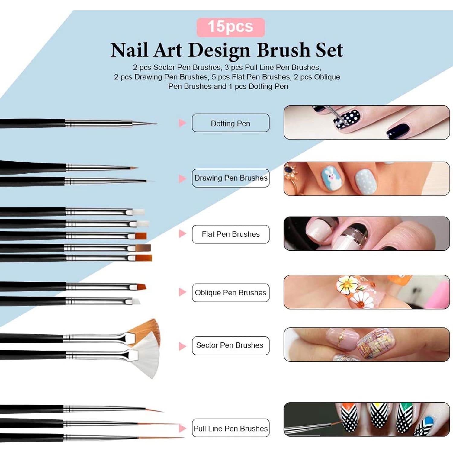 Kit de Esmalte de Uñas en Gel ISTOYALL 69PCS con Luz UV