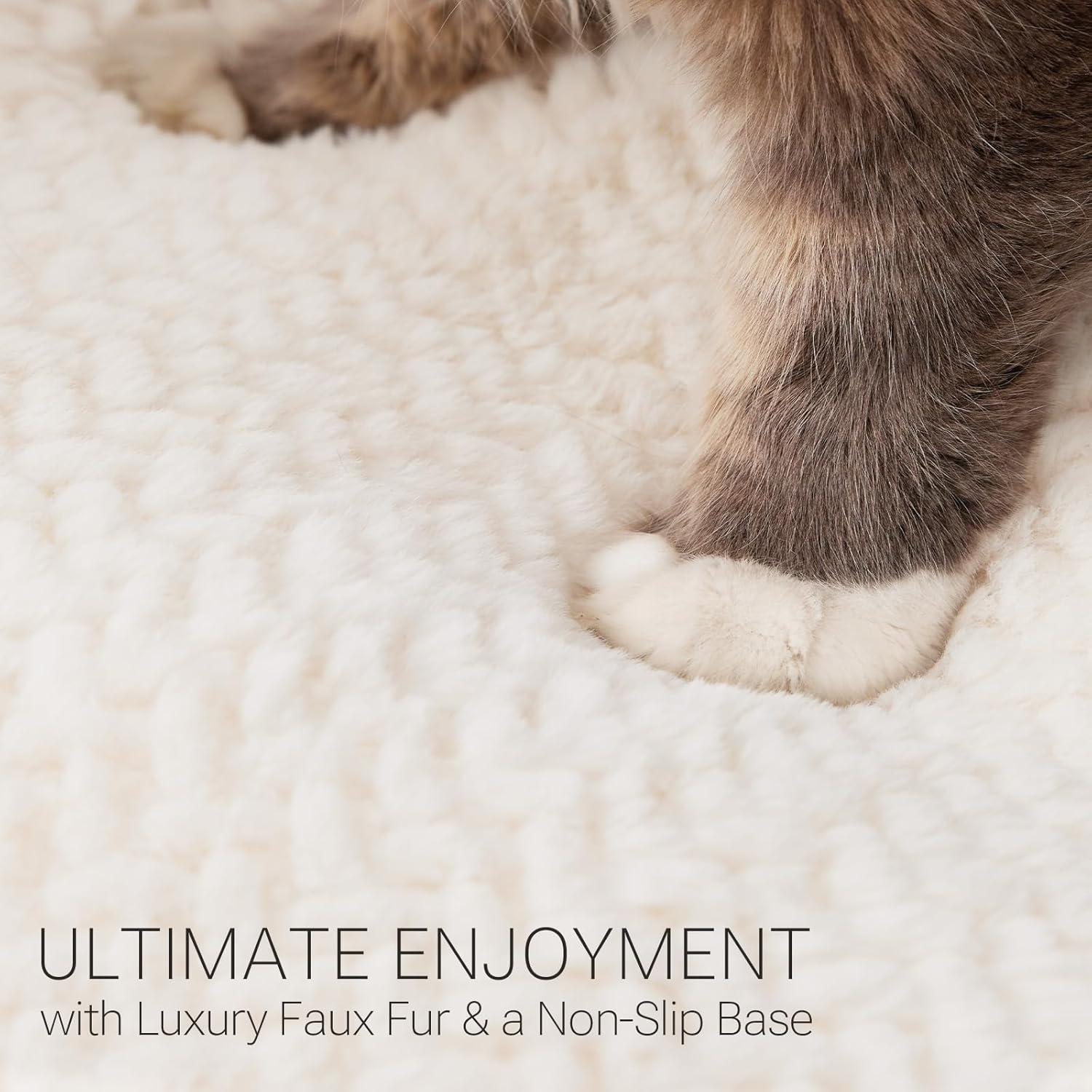 Cama Ortopédica para Perros Soft Touch Mediana 76.2x50.8cm Crema