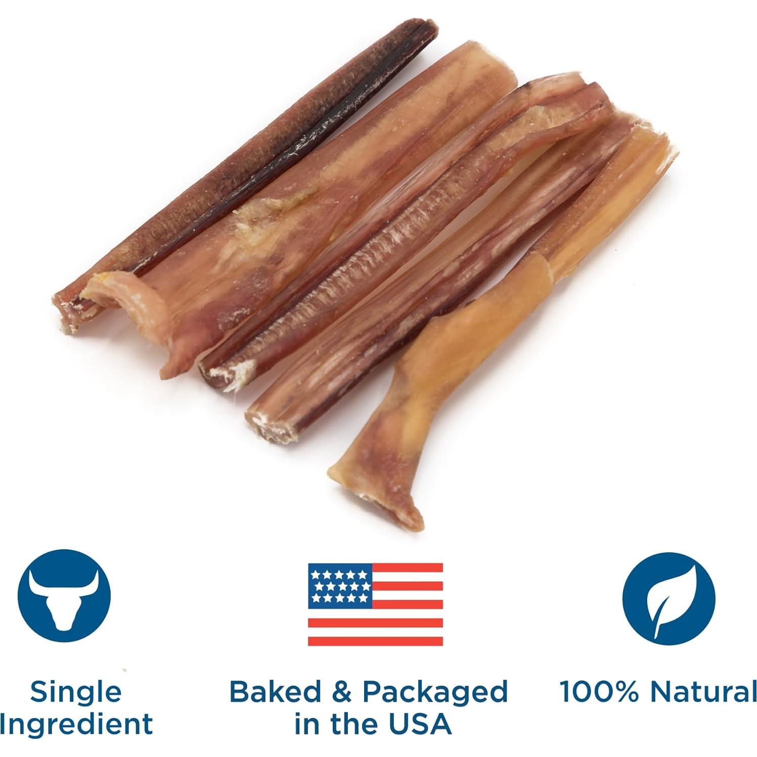 Palos de Bully 10 cm Mejores Palos de Bully - 226 g Natural