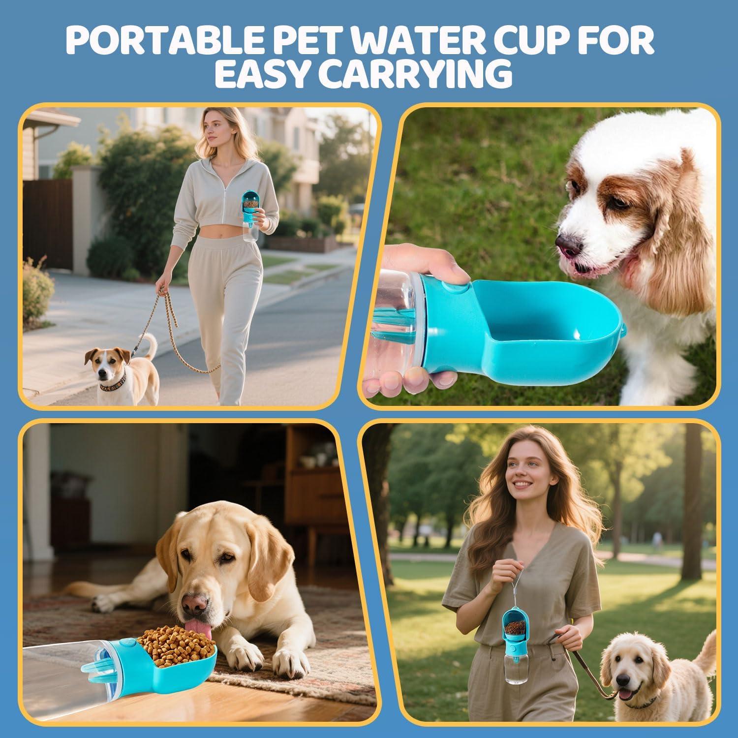 Botella de Agua y Comida para Perros Pyrrion 320ml/500ml