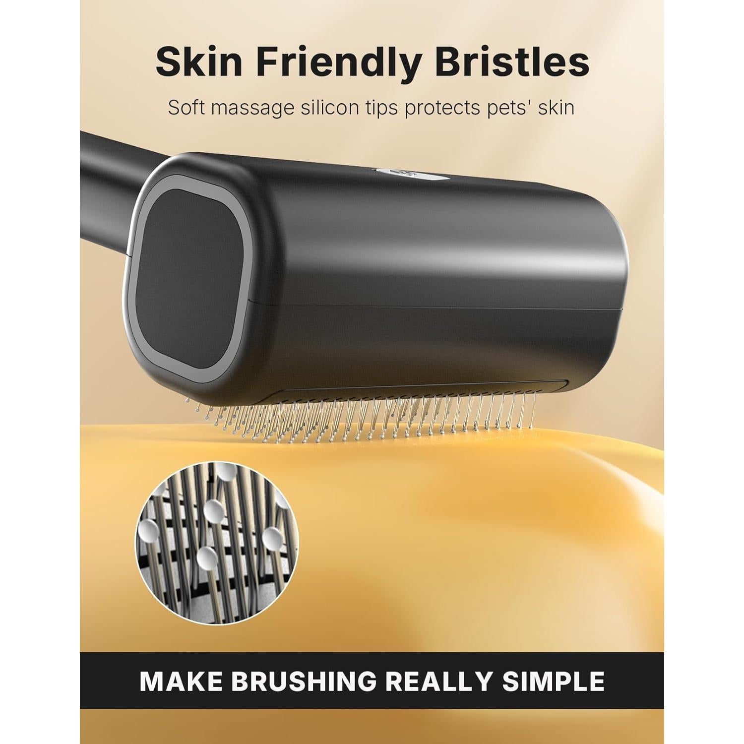 Cepillo 5-en-1 para Gatos WOWOOF PET con Spray y Rastrillos